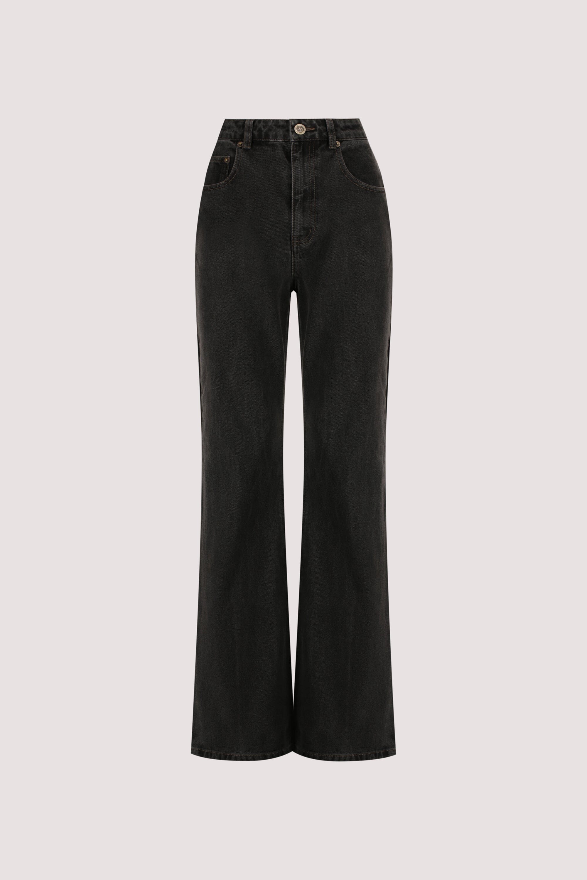 NOELLE BLACK RINSE BOOTLEG JEAN Clothing DISSH Boutiques 