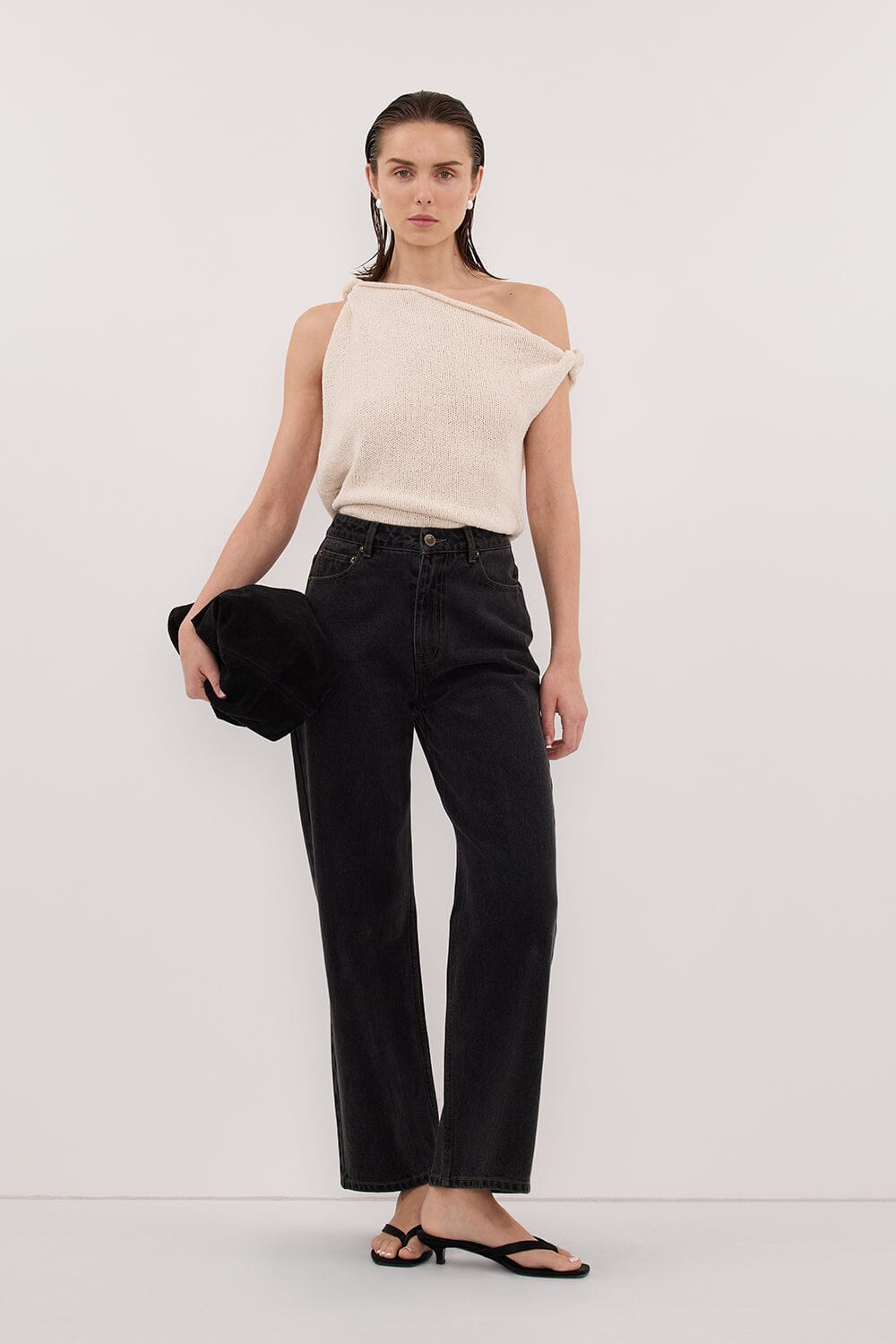 WESTIN BLACK RINSE STRAIGHT JEAN