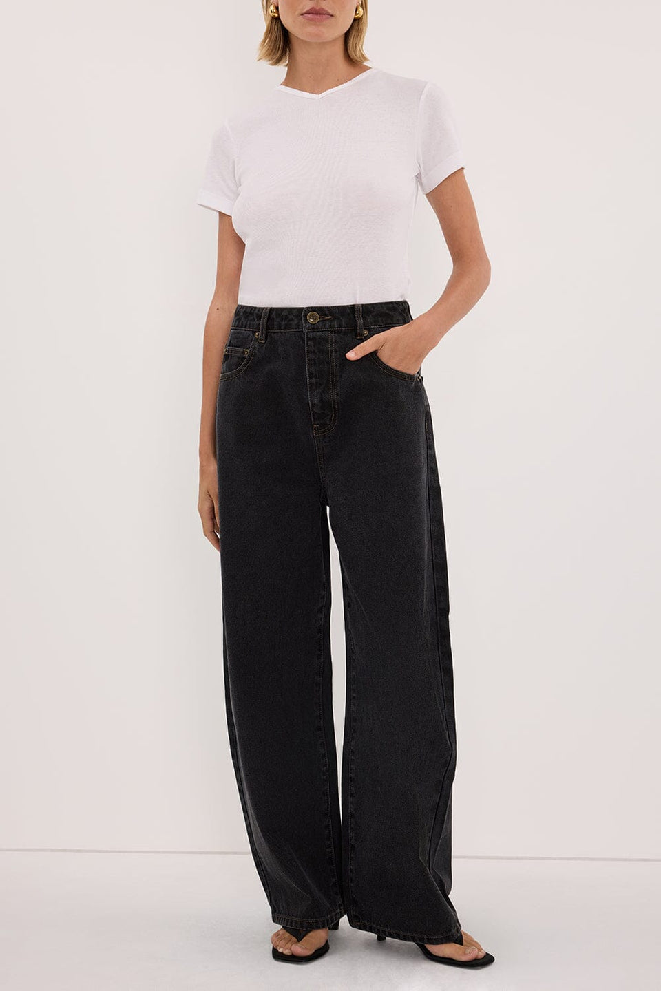 FRANK BLACK RINSE RELAXED JEAN Clothing DISSH Boutiques 