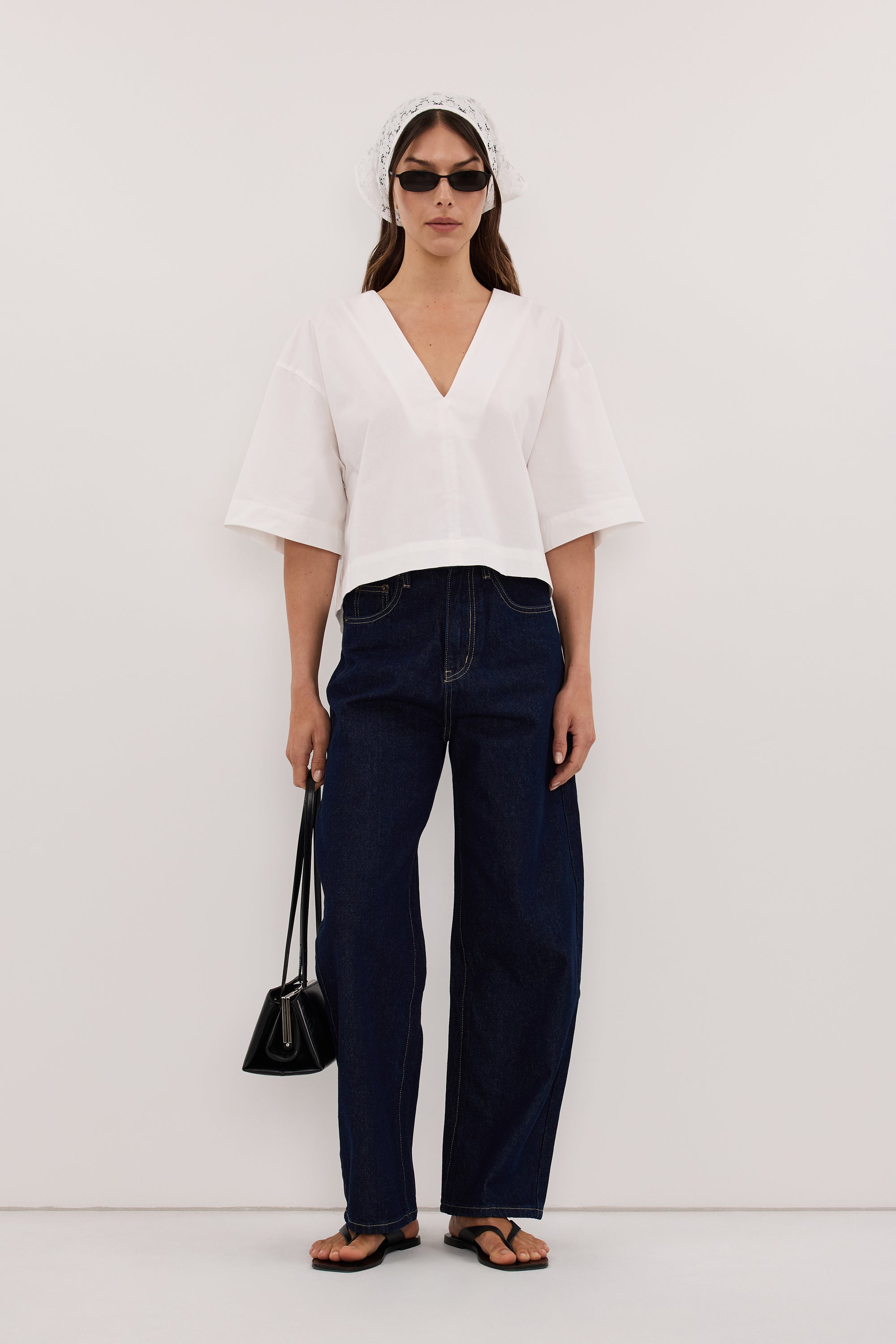FRANK INDIGO RELAXED BARREL JEAN