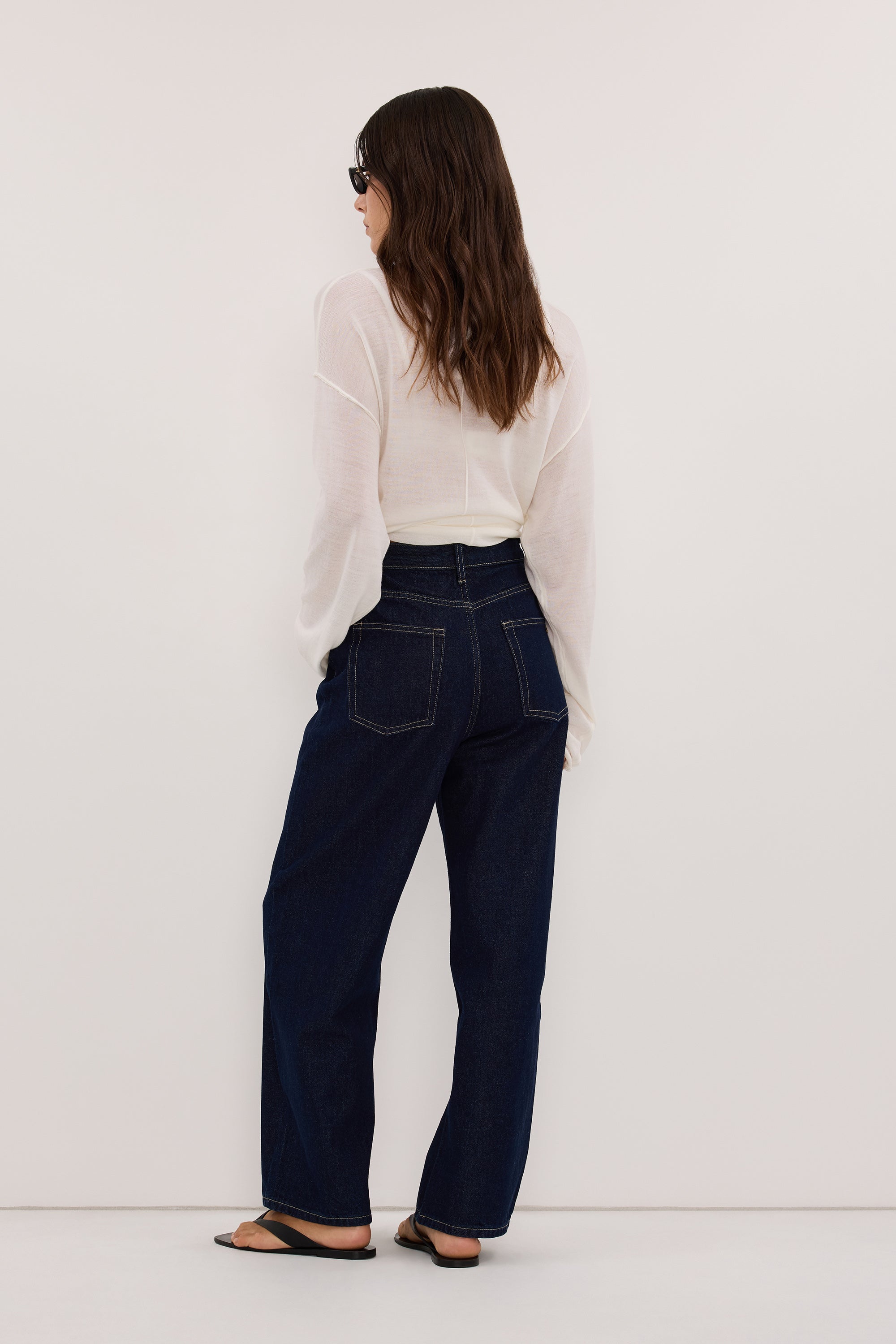 FRANK INDIGO RELAXED BARREL JEAN