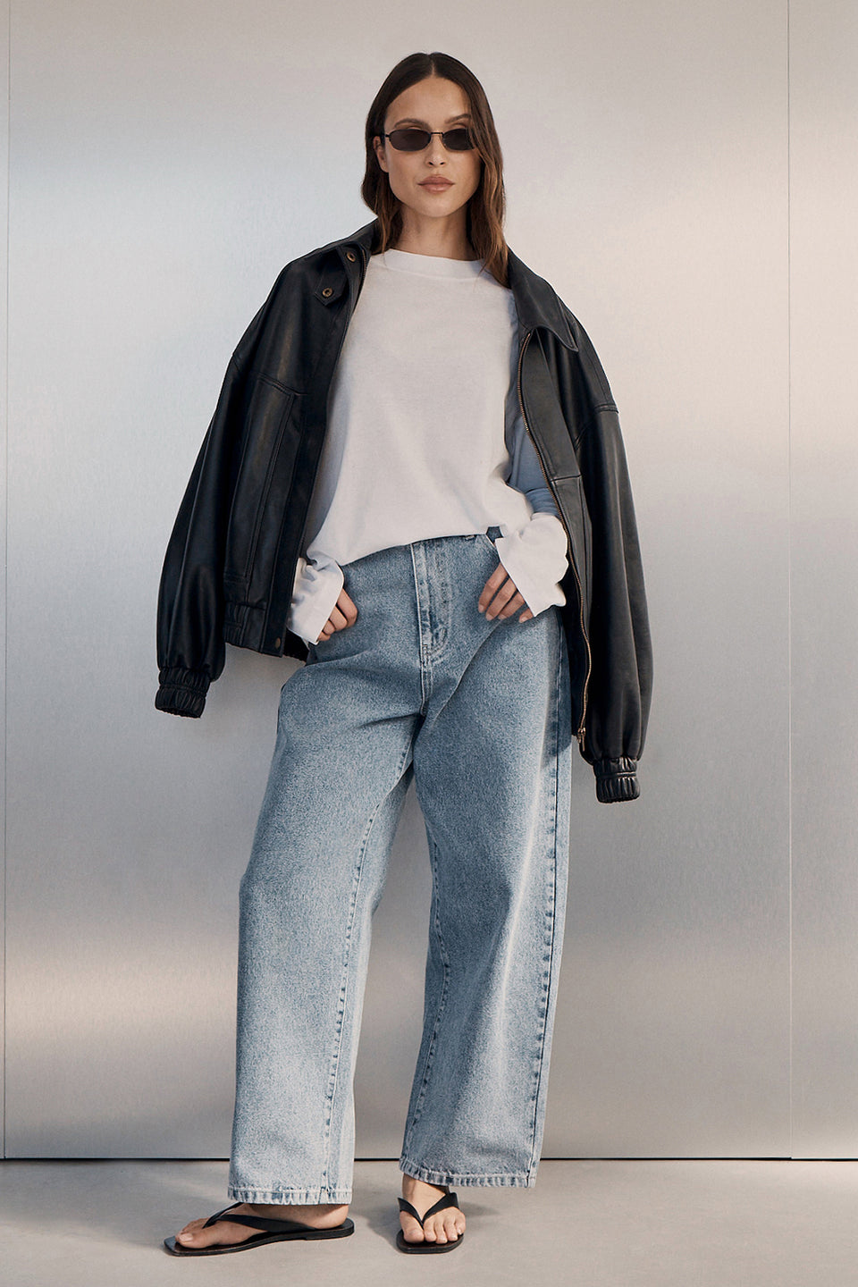 FRANK MID BLUE RELAXED JEAN