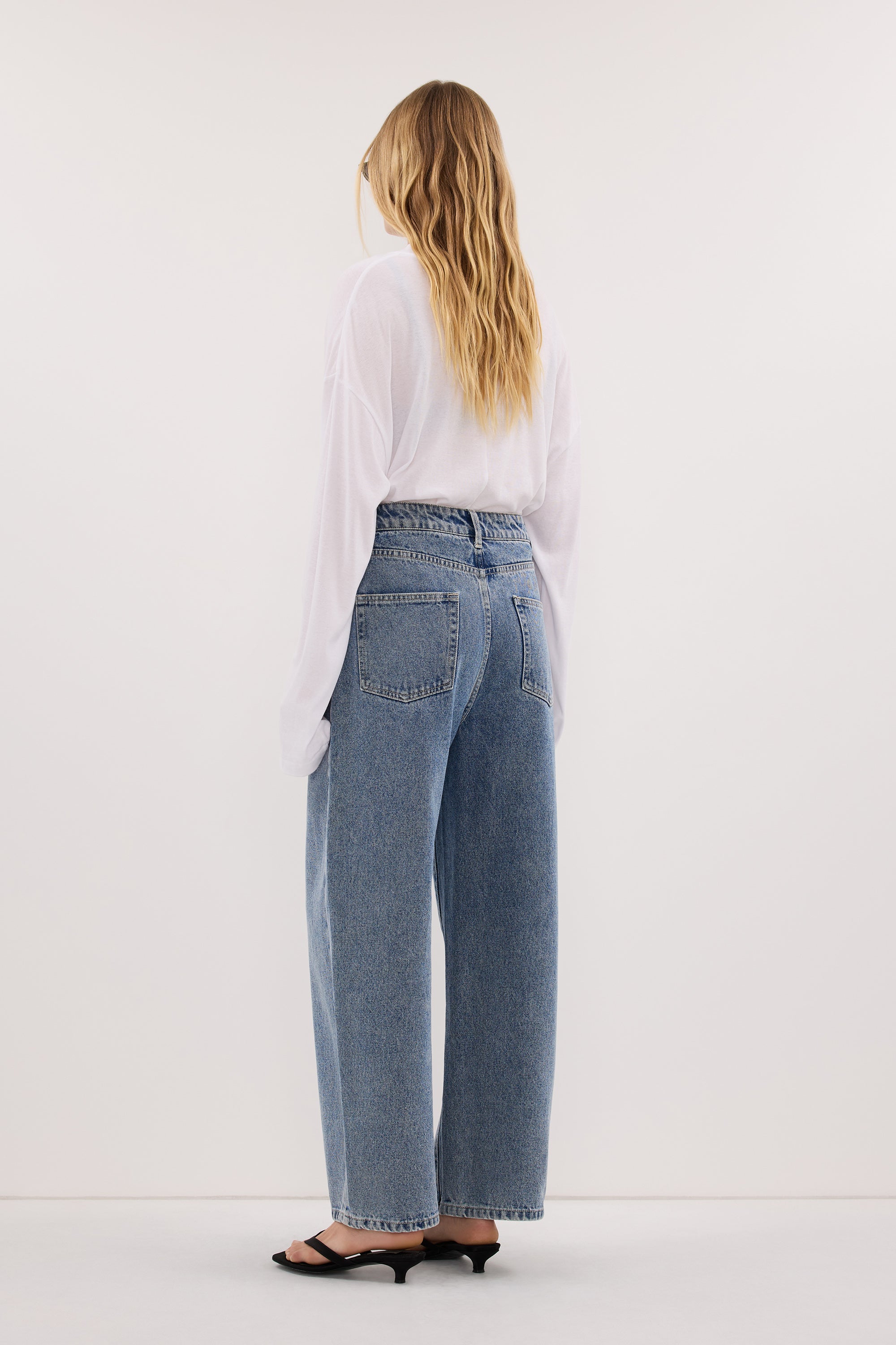 FRANK MID BLUE RELAXED JEAN