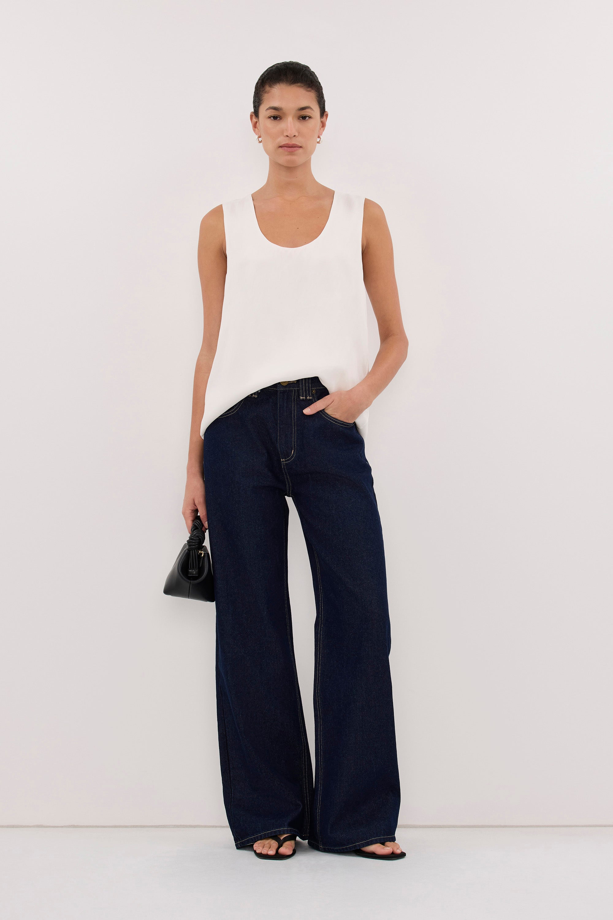 REAGAN 2.0 INDIGO SLOUCHY JEAN