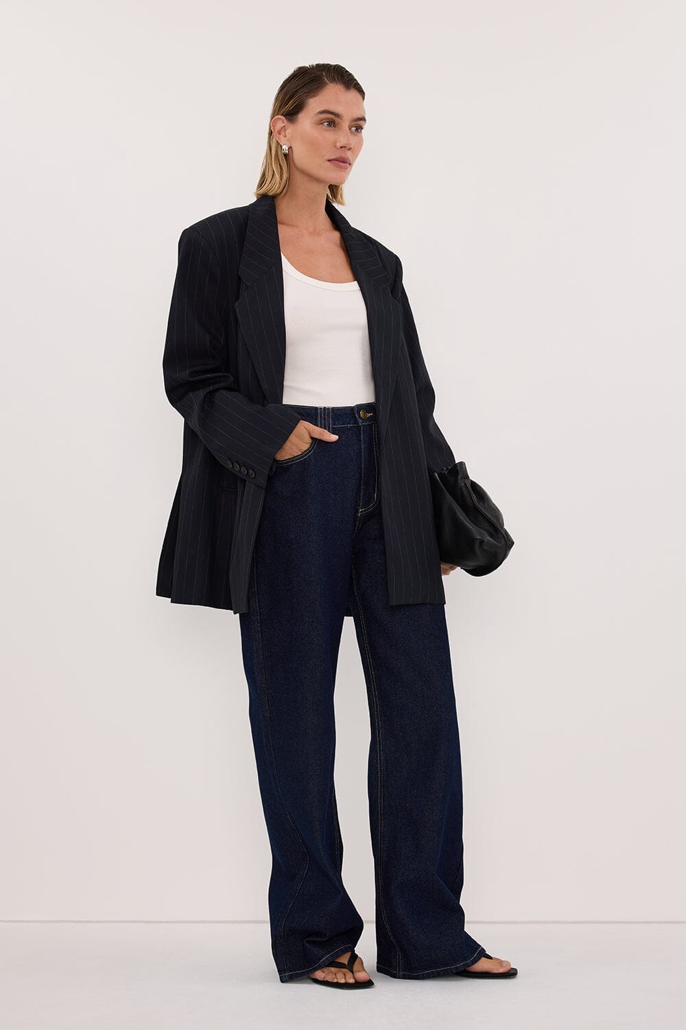 REAGAN 2.0 INDIGO SLOUCHY JEAN