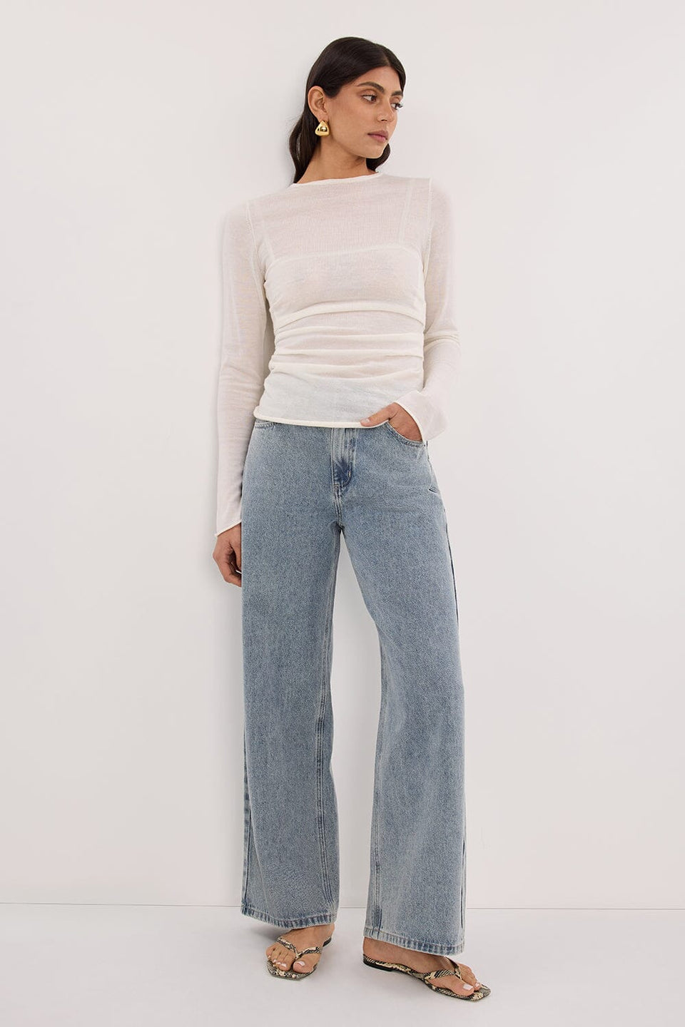 REAGAN 2.0 LIGHT BLUE SLOUCHY JEAN Clothing DISSH Boutiques 
