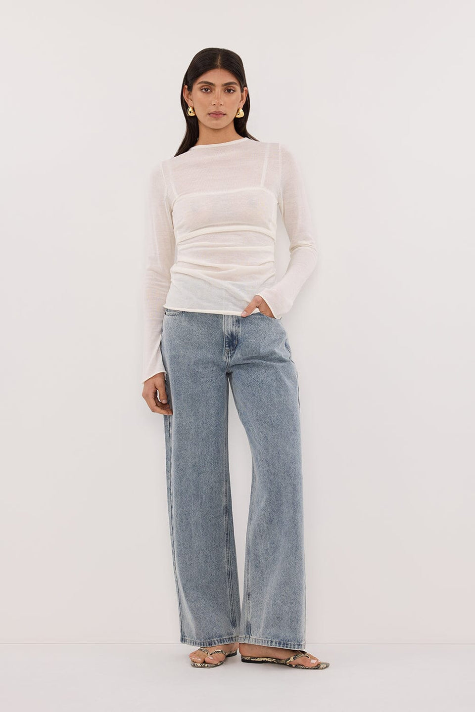REAGAN 2.0 LIGHT BLUE SLOUCHY JEAN Clothing DISSH Boutiques 
