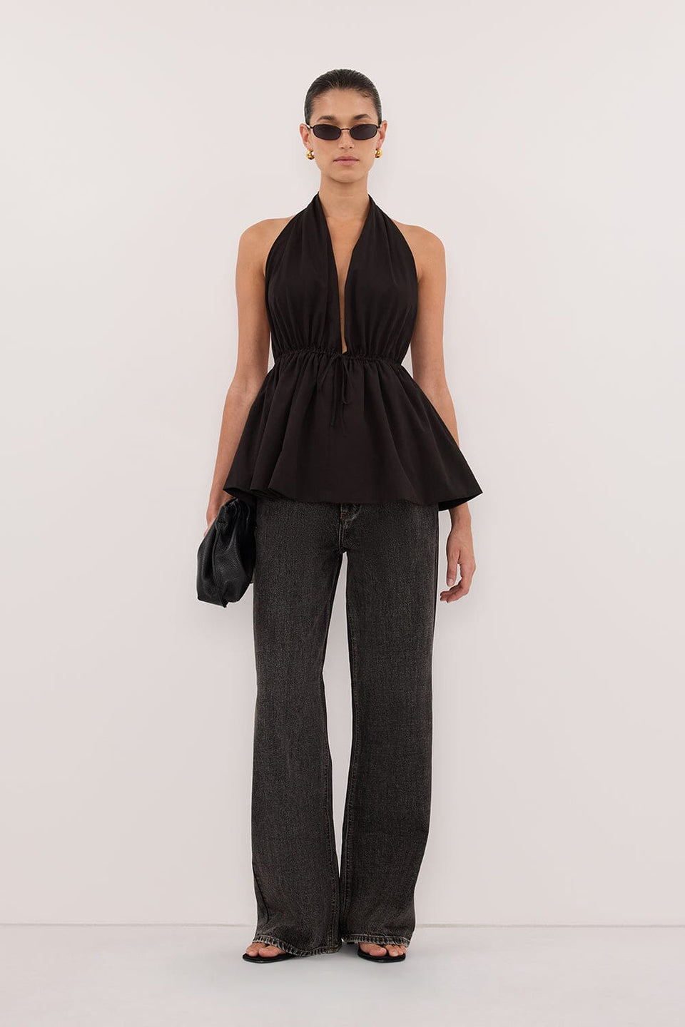 REAGAN 2.0 WASHED BLACK SLOUCHY JEAN Clothing DISSH Boutiques 