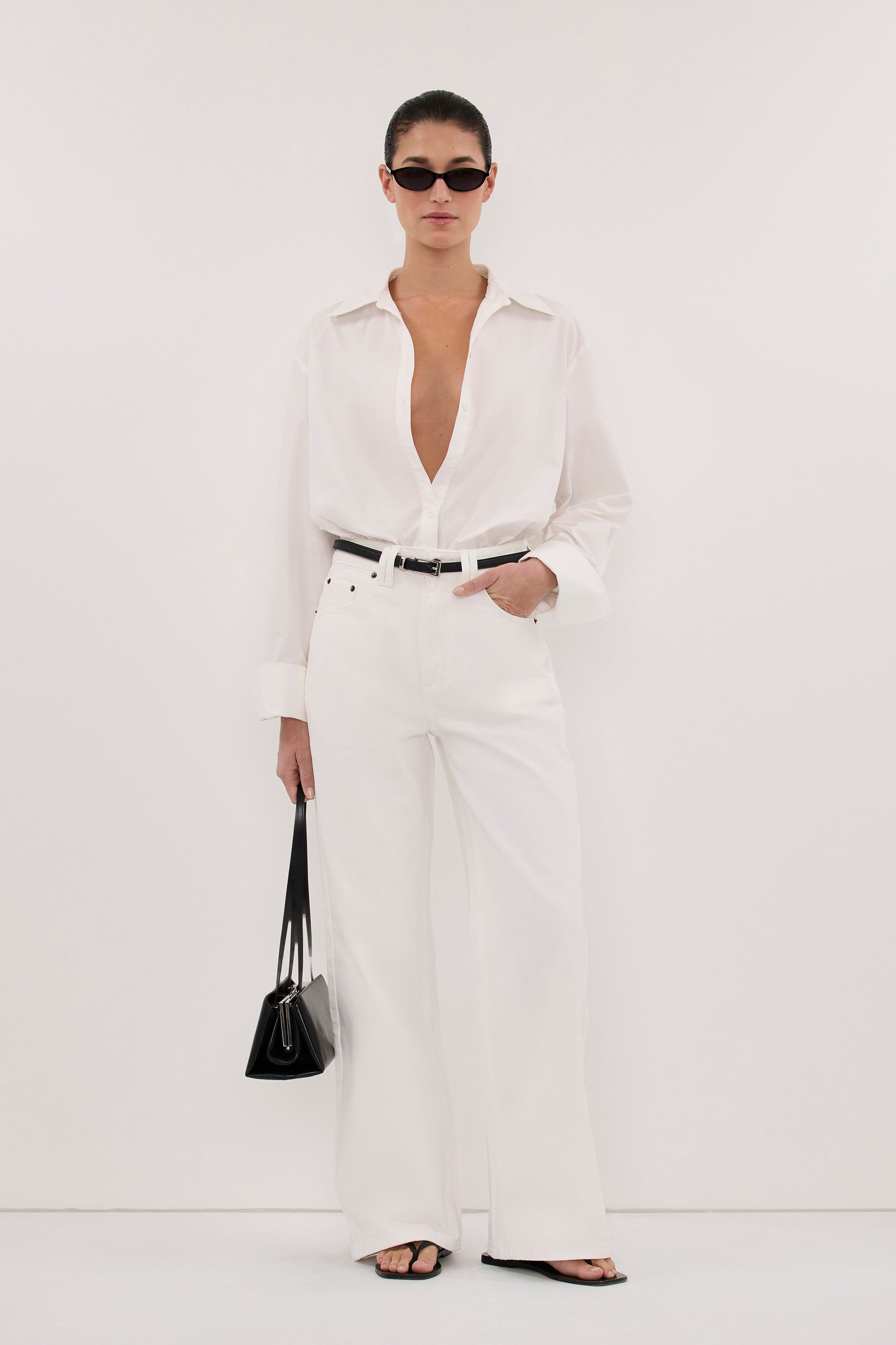 REAGAN 2.0 WHITE SLOUCHY JEAN