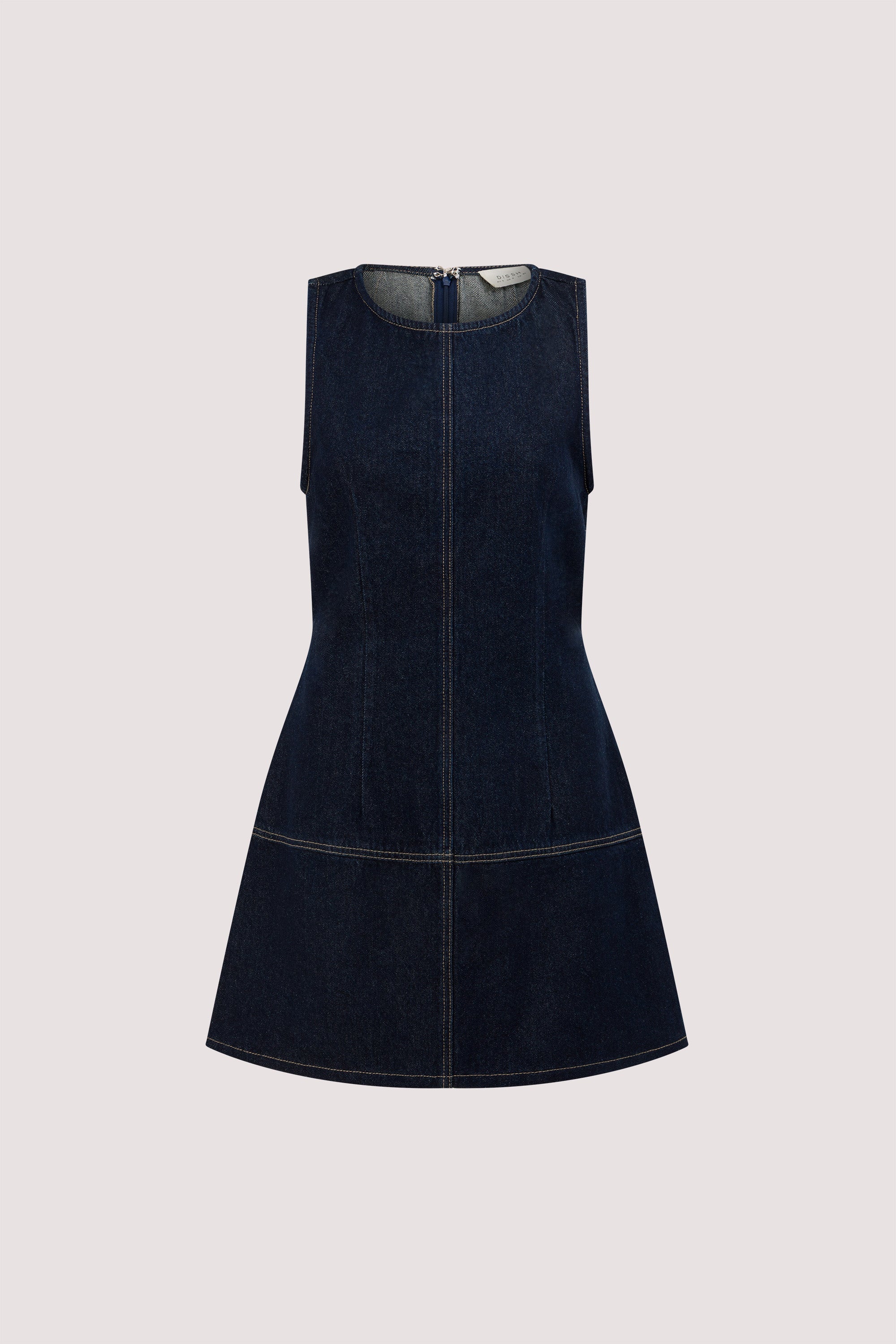 MARILYN INDIGO DENIM MINI DRESS