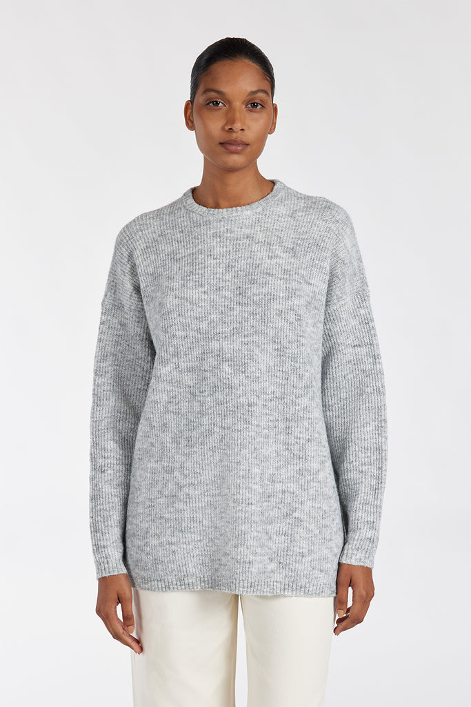 ANDERSON SILVER MARLE KNIT JUMPER | Dissh