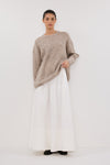 ANDERSON TAUPE MARLE KNIT JUMPER