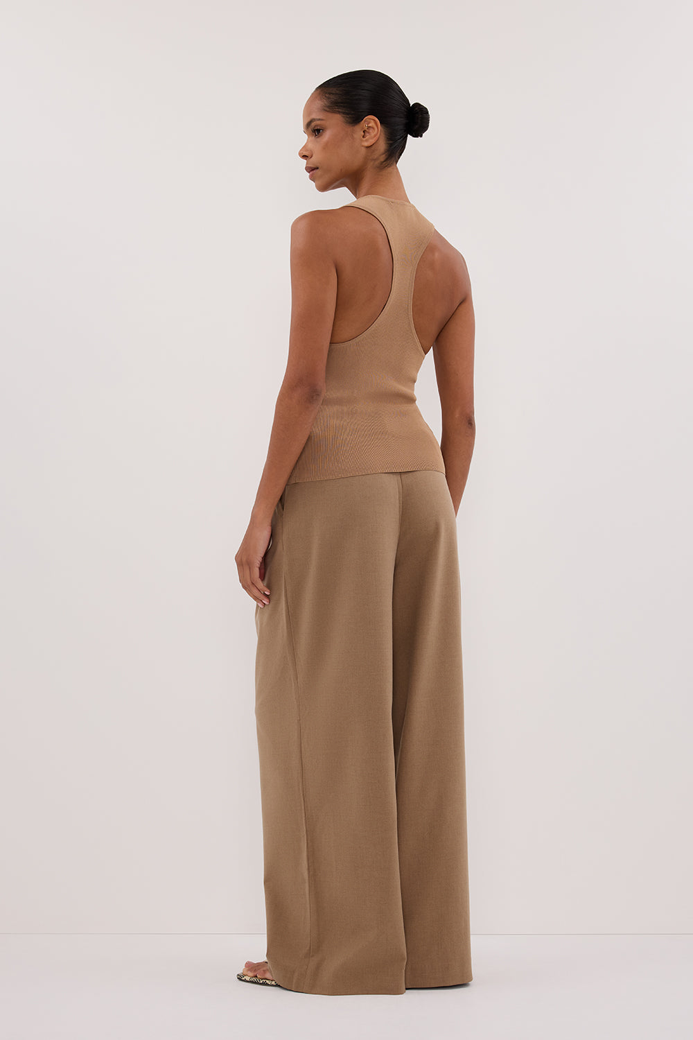 DEVIN TAN RACER KNIT TANK Clothing DISSH Boutiques 