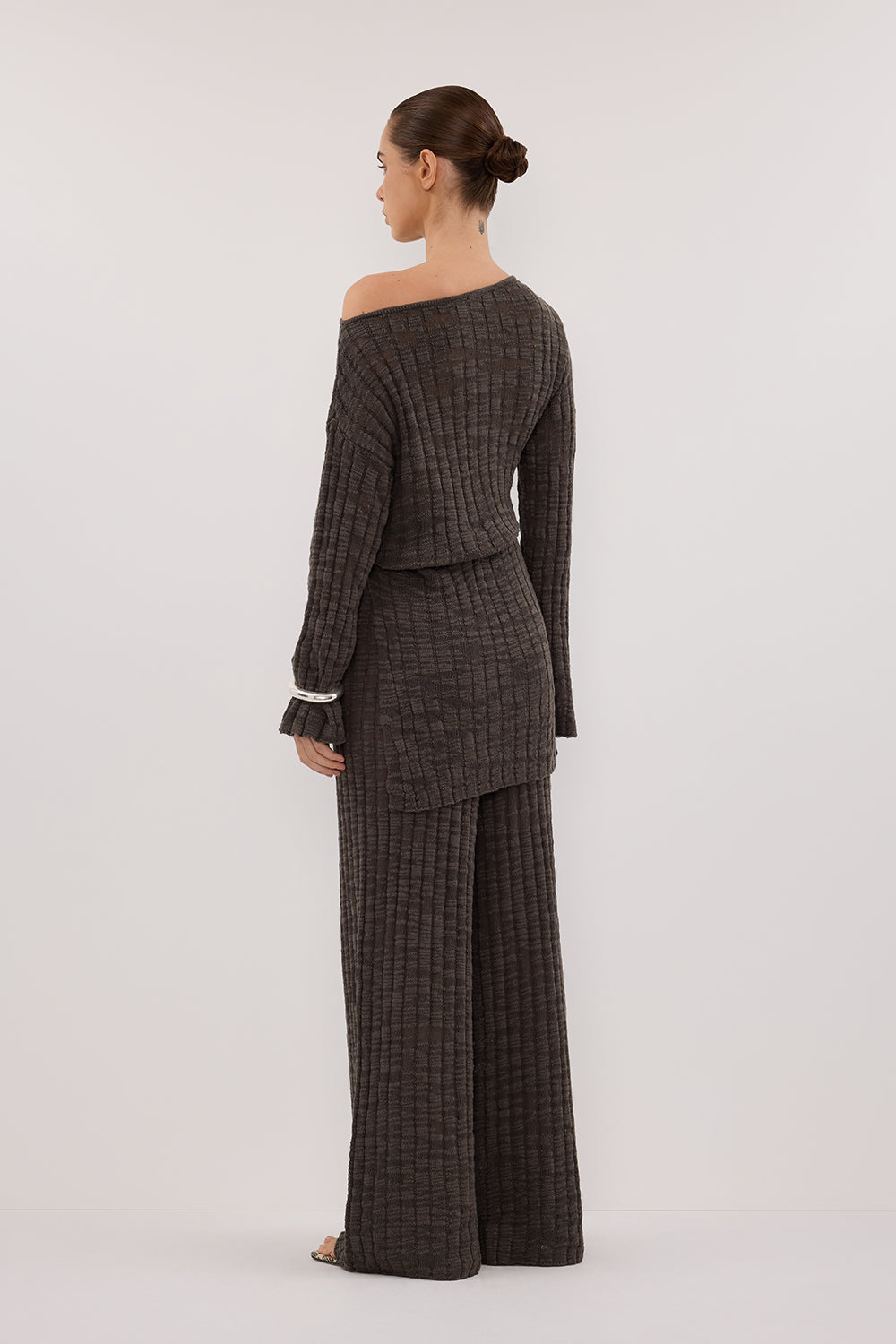 CIA PETROL LONG SLEEVE KNIT TOP Clothing DISSH Boutiques 