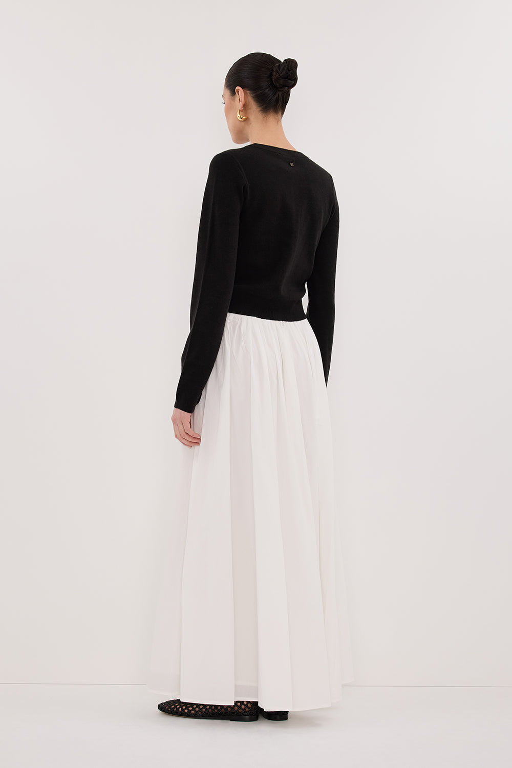 MONACO BLACK LONG SLEEVE CARDIGAN Clothing DISSH Boutiques 