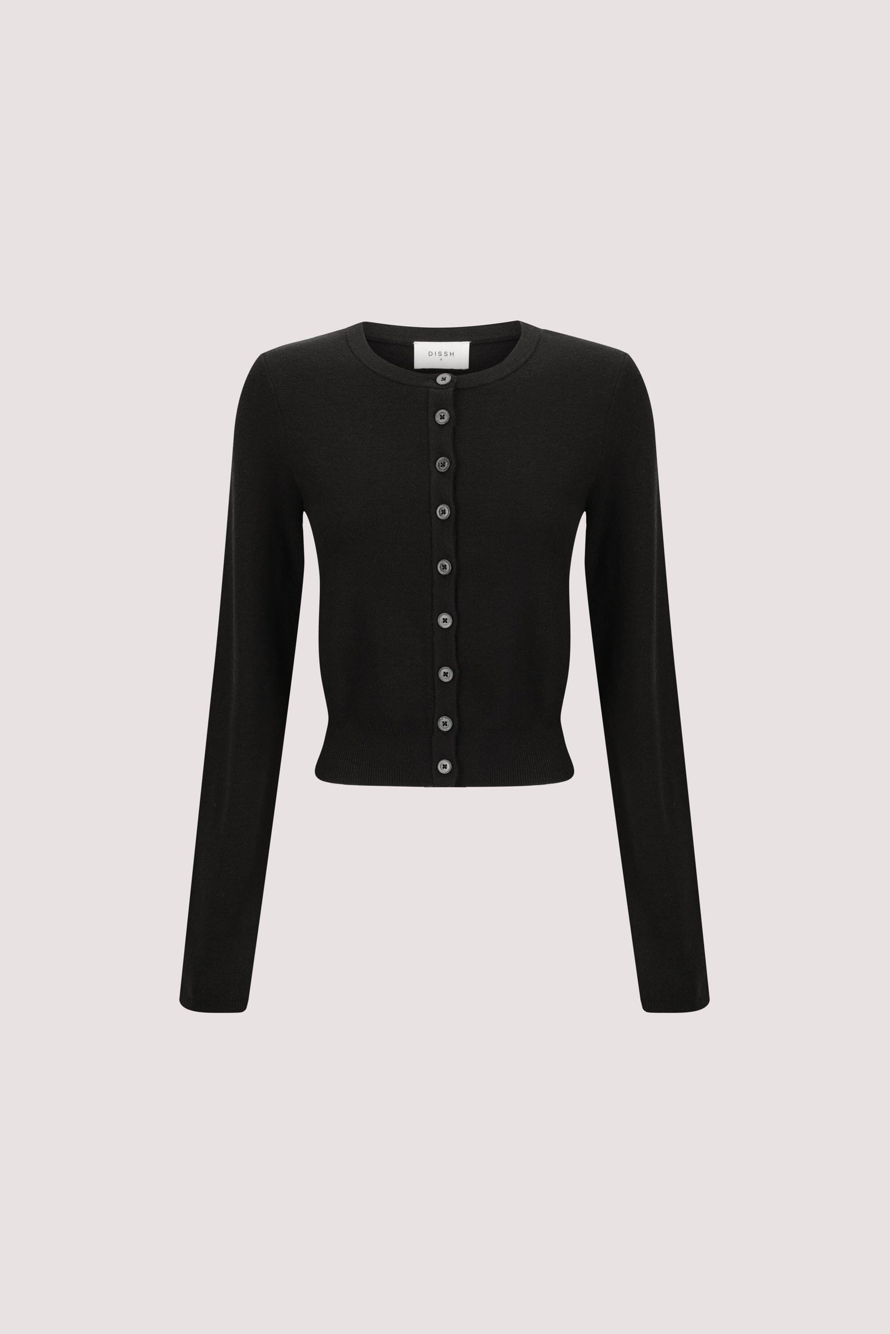 MONACO BLACK LONG SLEEVE CARDIGAN Clothing DISSH Boutiques 