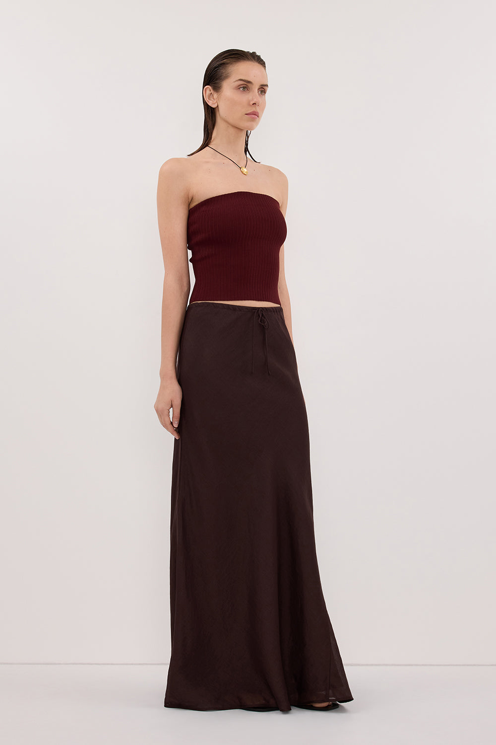 LIMA SAHARA STRAPLESS BANDEAU KNIT TOP Clothing DISSH Boutiques 