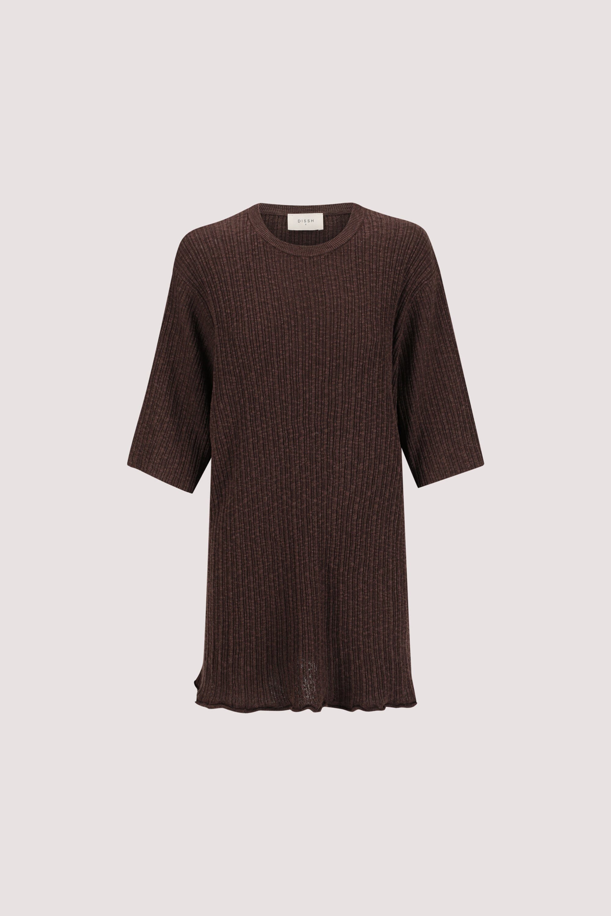 MAX CHOC LONGLINE KNIT TEE