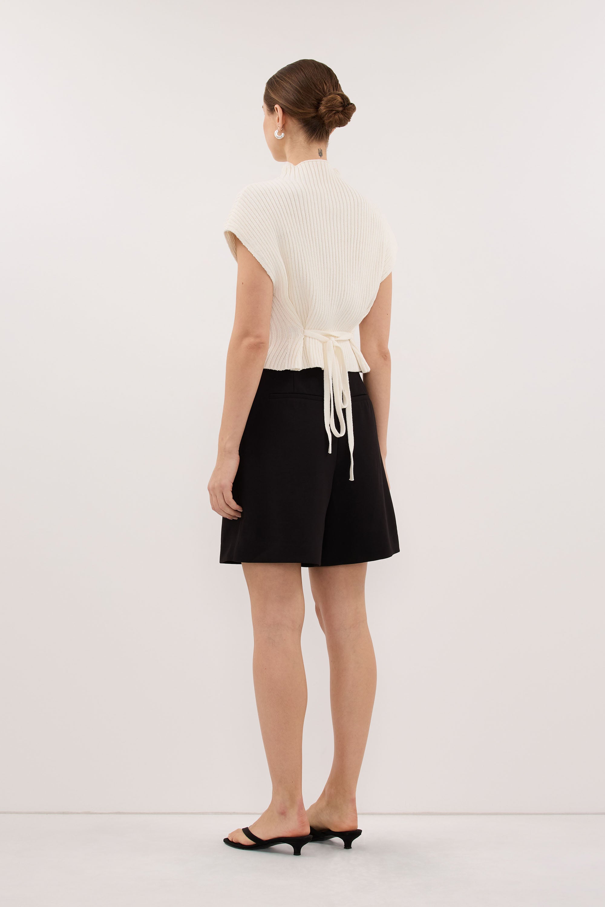 DELLA OFF WHITE KNIT TOP
