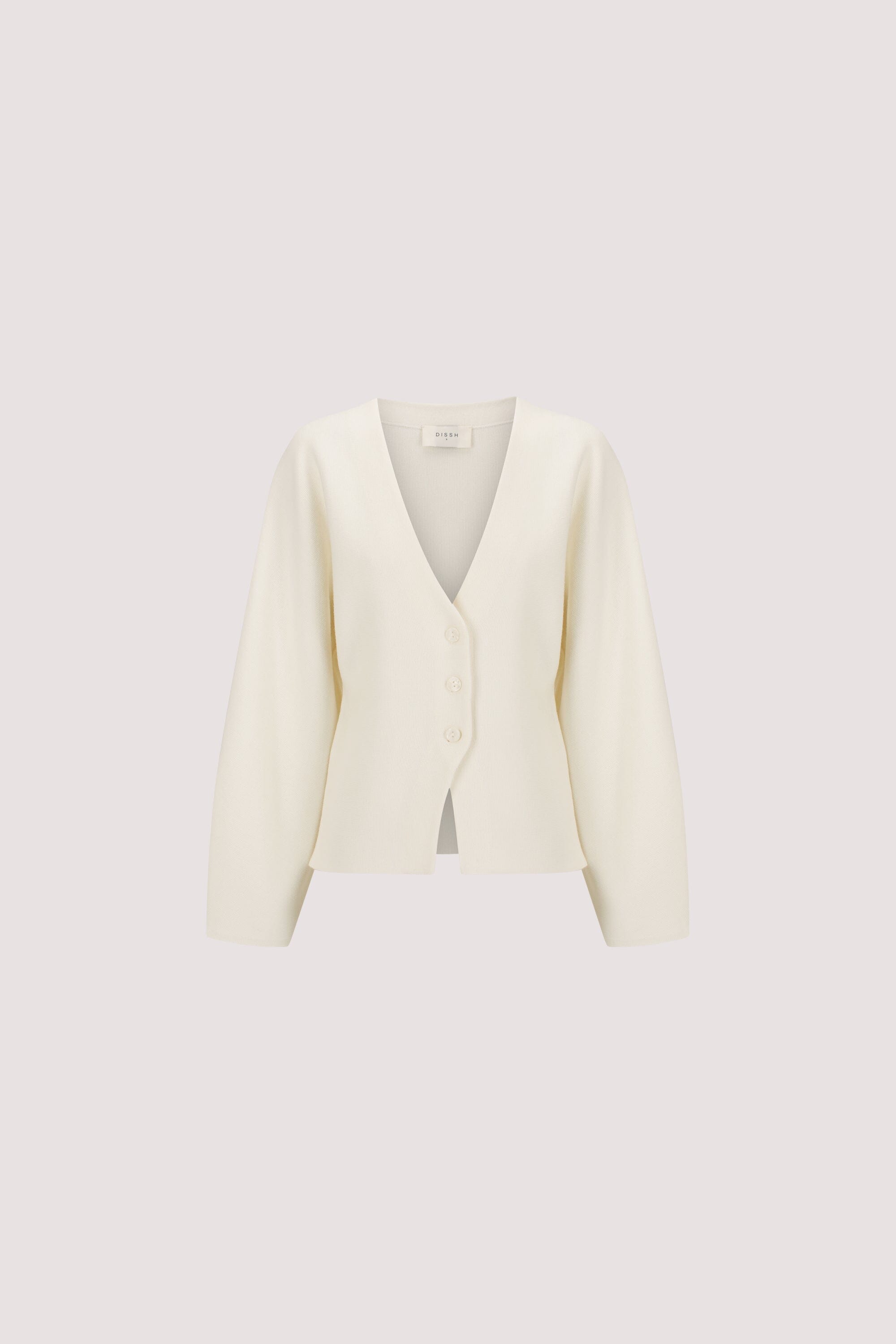 ISLA CREAM V NECK CARDIGAN