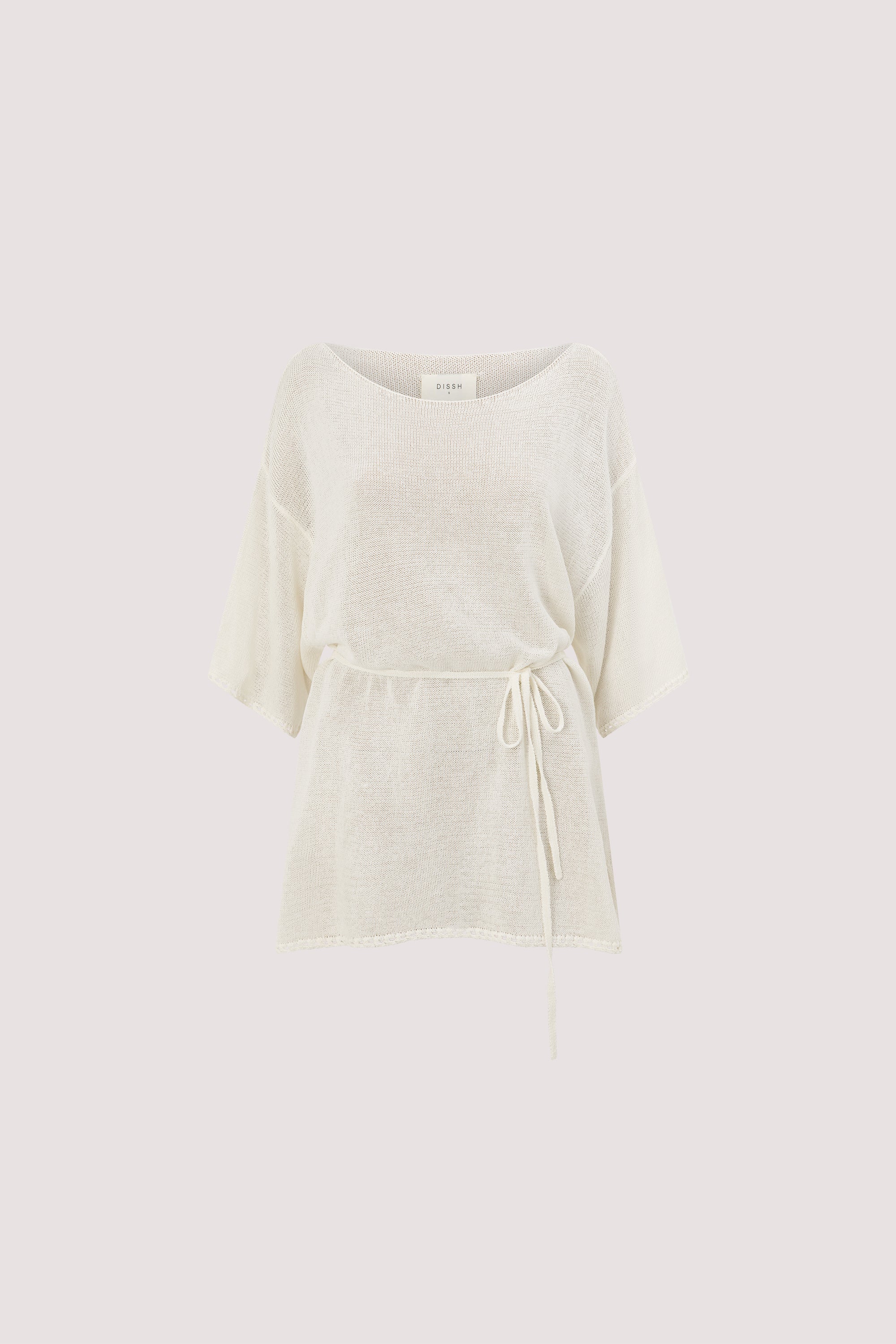 TARI OFF WHITE BOAT NECK TEE