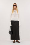 VARA OFF WHITE LONG SLEEVE KNIT TOP