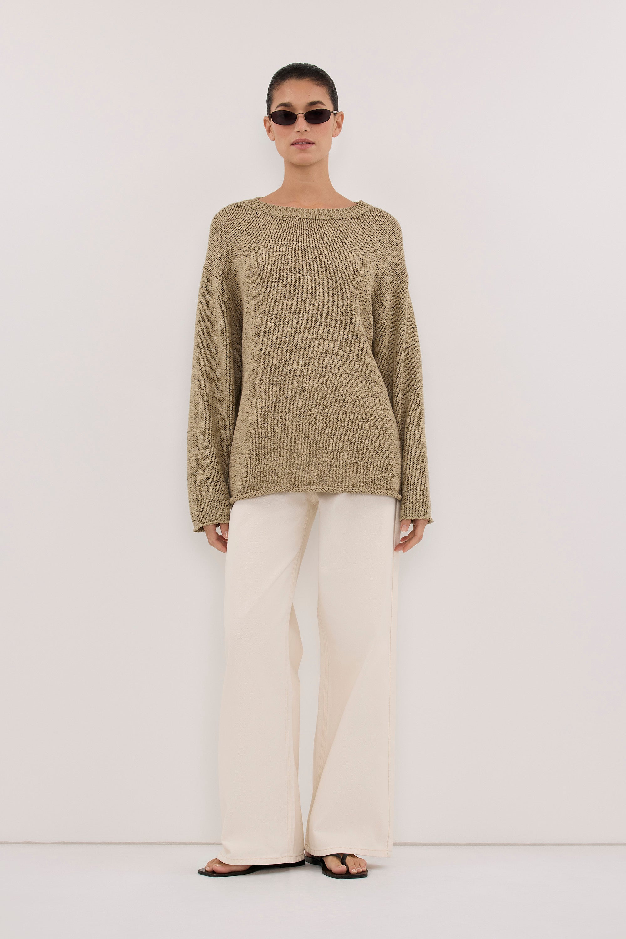 MIREYA ELM TEXTURED KNIT JUMPER