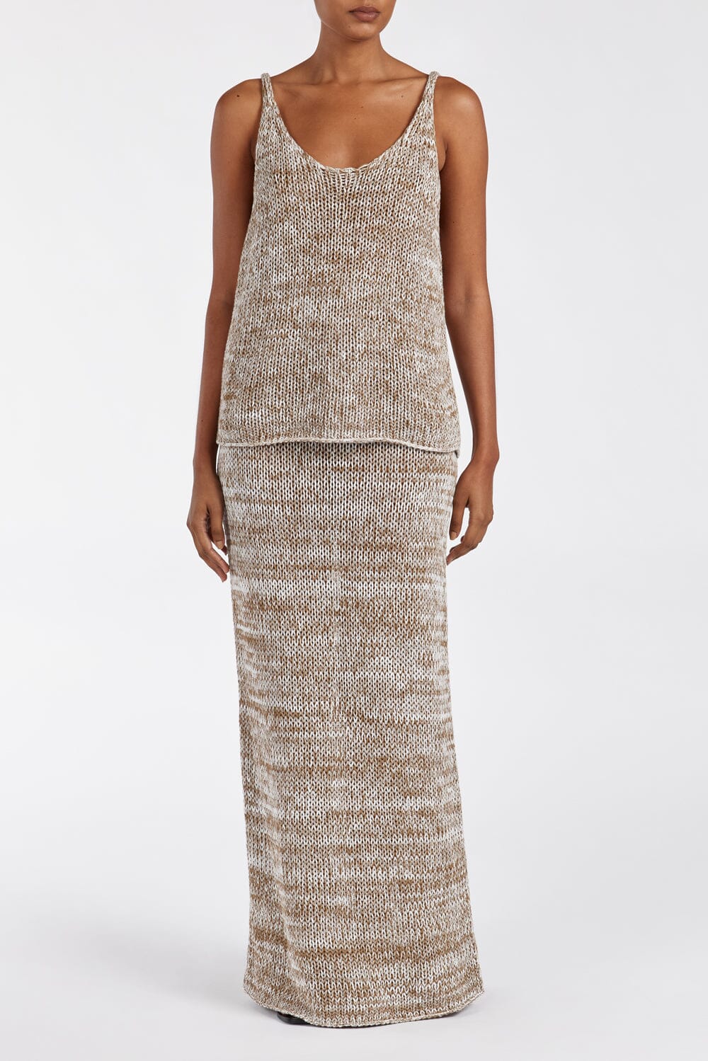 HEIDI TAN MARLE MIDI SKIRT Clothing DISSH Boutiques 