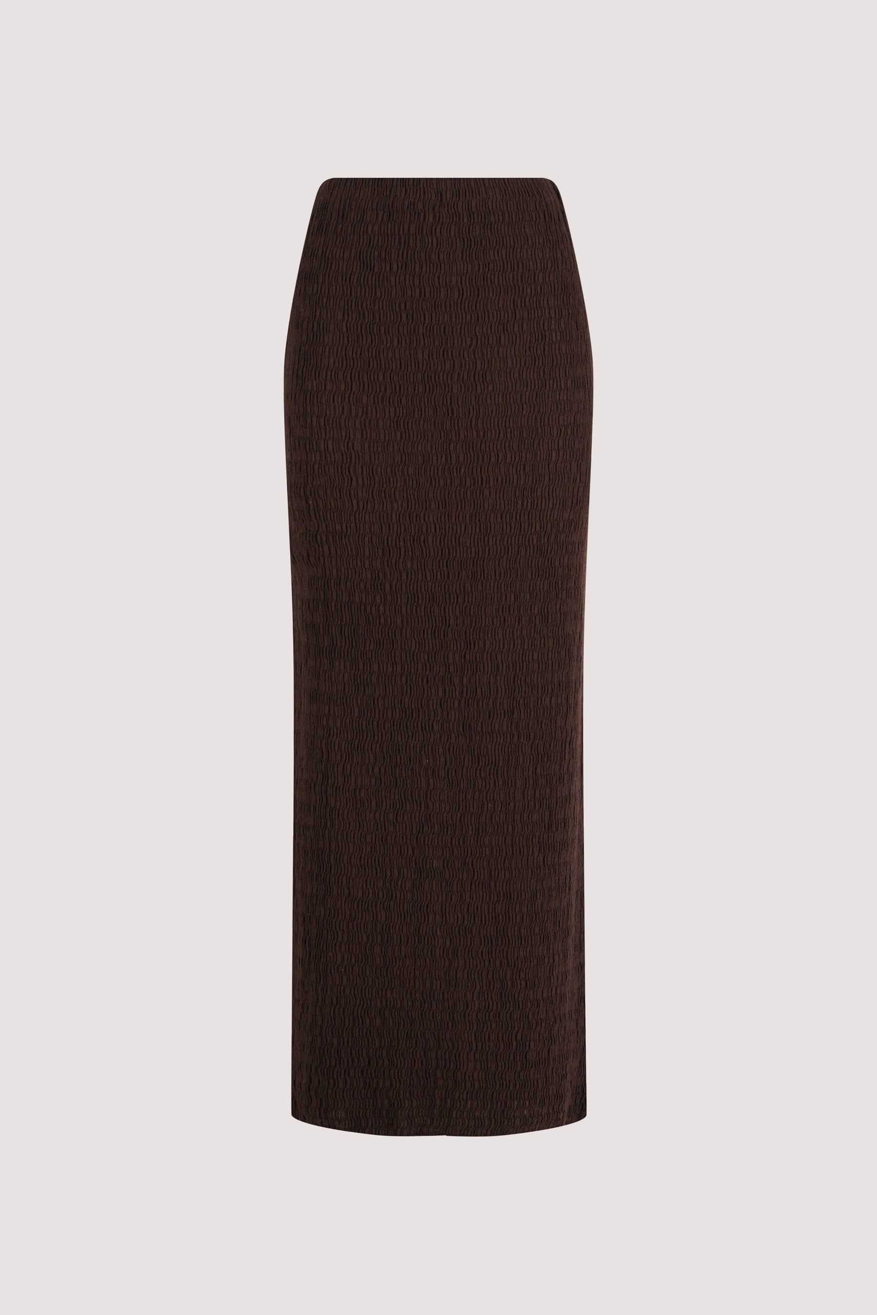 MELISSA CHOCOLATE KNIT MIDI SKIRT Clothing DISSH Boutiques 