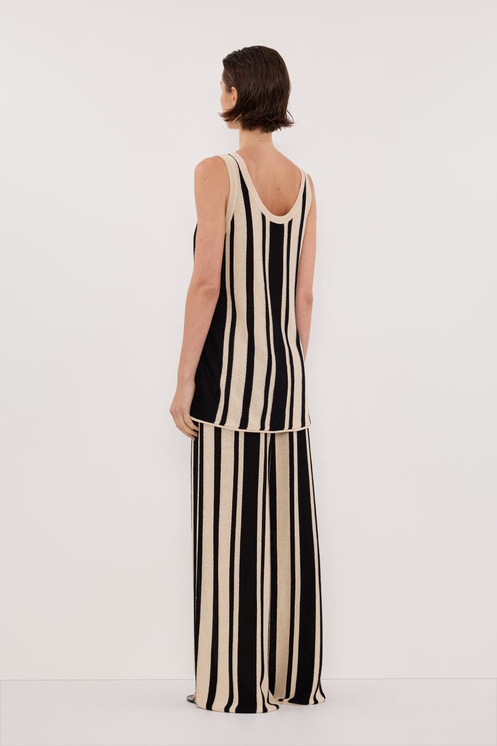 DELPHI STRIPE WIDE LEG KNIT PANT Clothing DISSH Boutiques 
