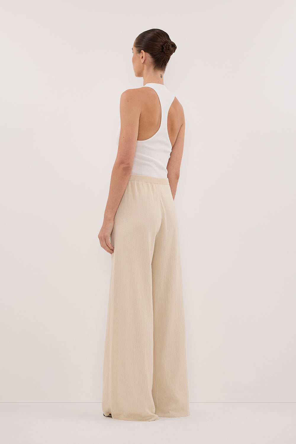 ALIAS NATURAL TEXTURED KNIT PANT Clothing DISSH Boutiques 