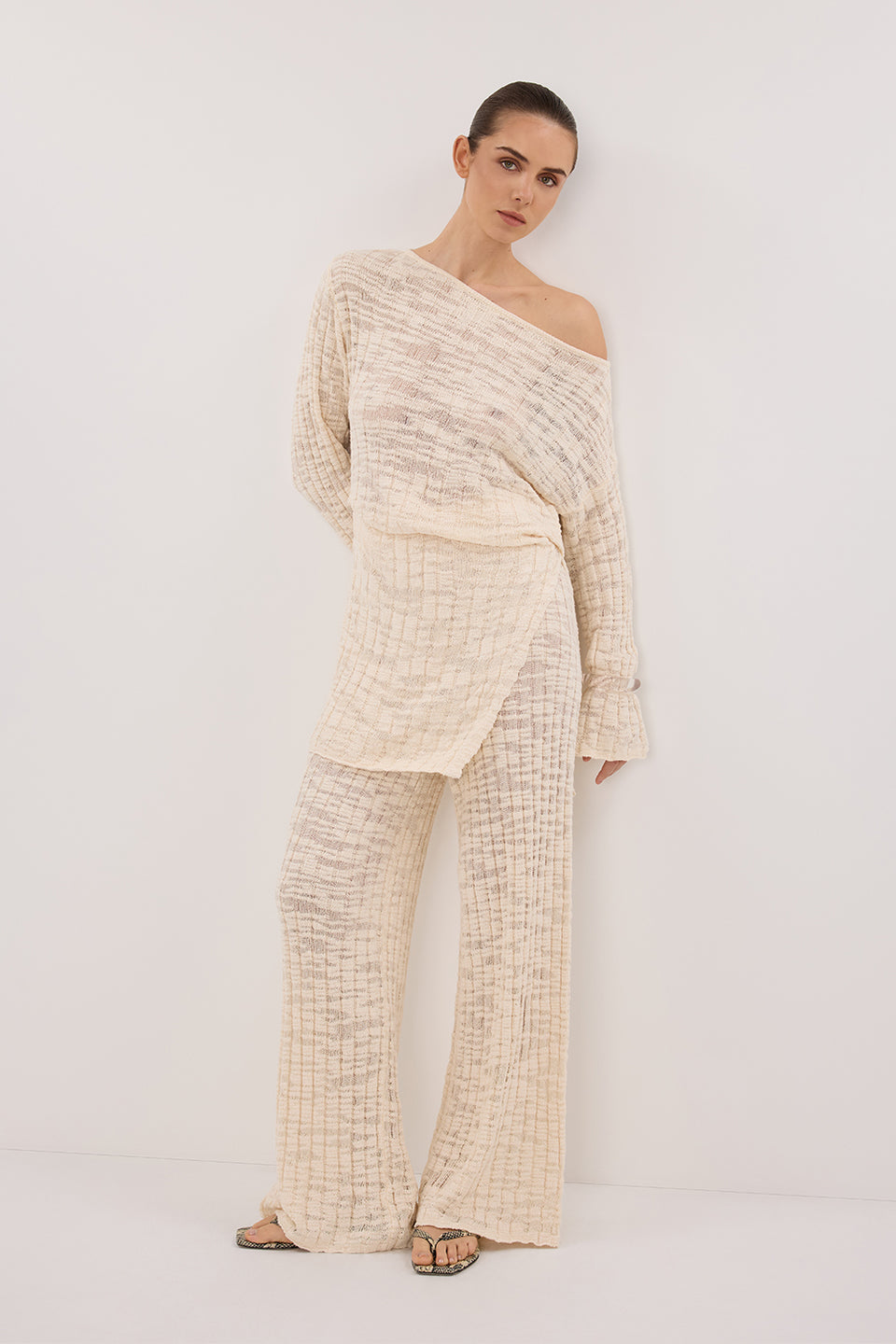 CIA NATURAL KNIT PANT Clothing DISSH Boutiques 