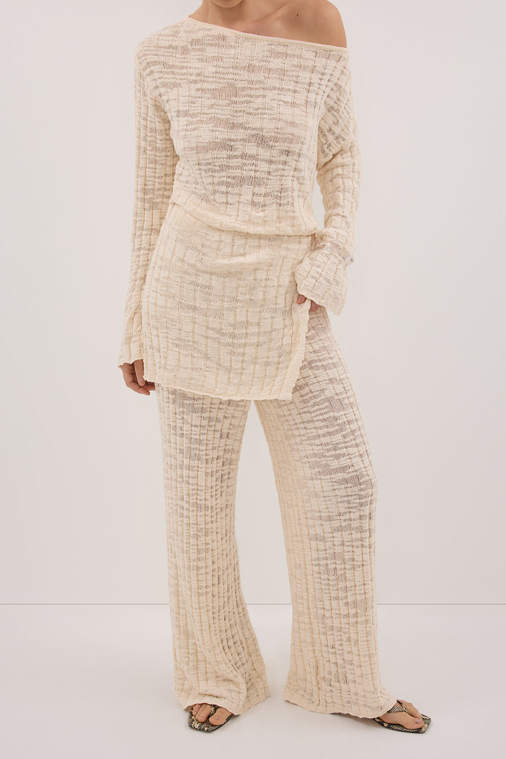 CIA NATURAL KNIT PANT Clothing DISSH Boutiques 