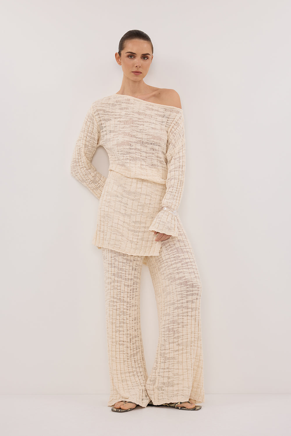 CIA NATURAL KNIT PANT Clothing DISSH Boutiques 
