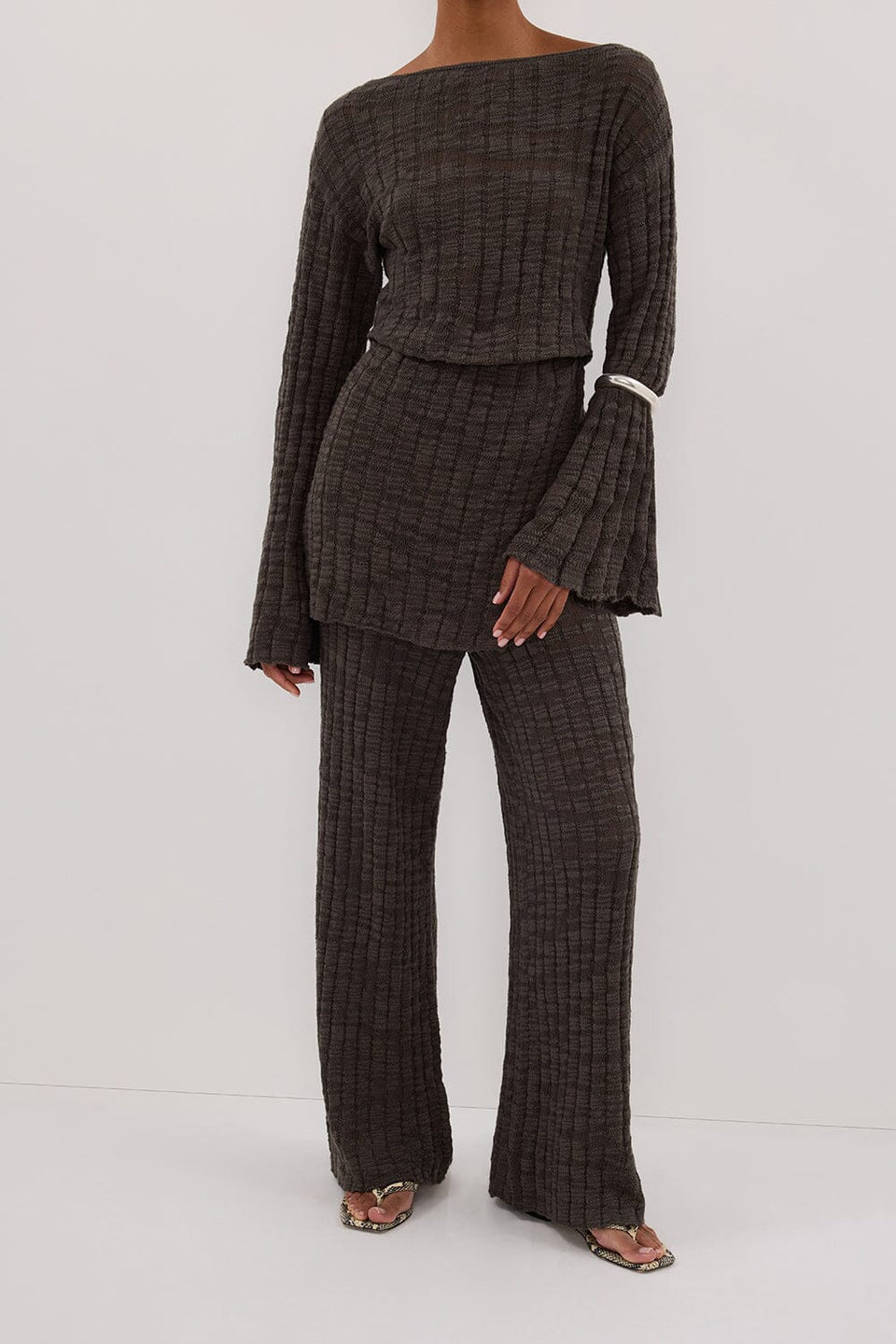CIA PETROL KNIT PANT Clothing DISSH Boutiques 