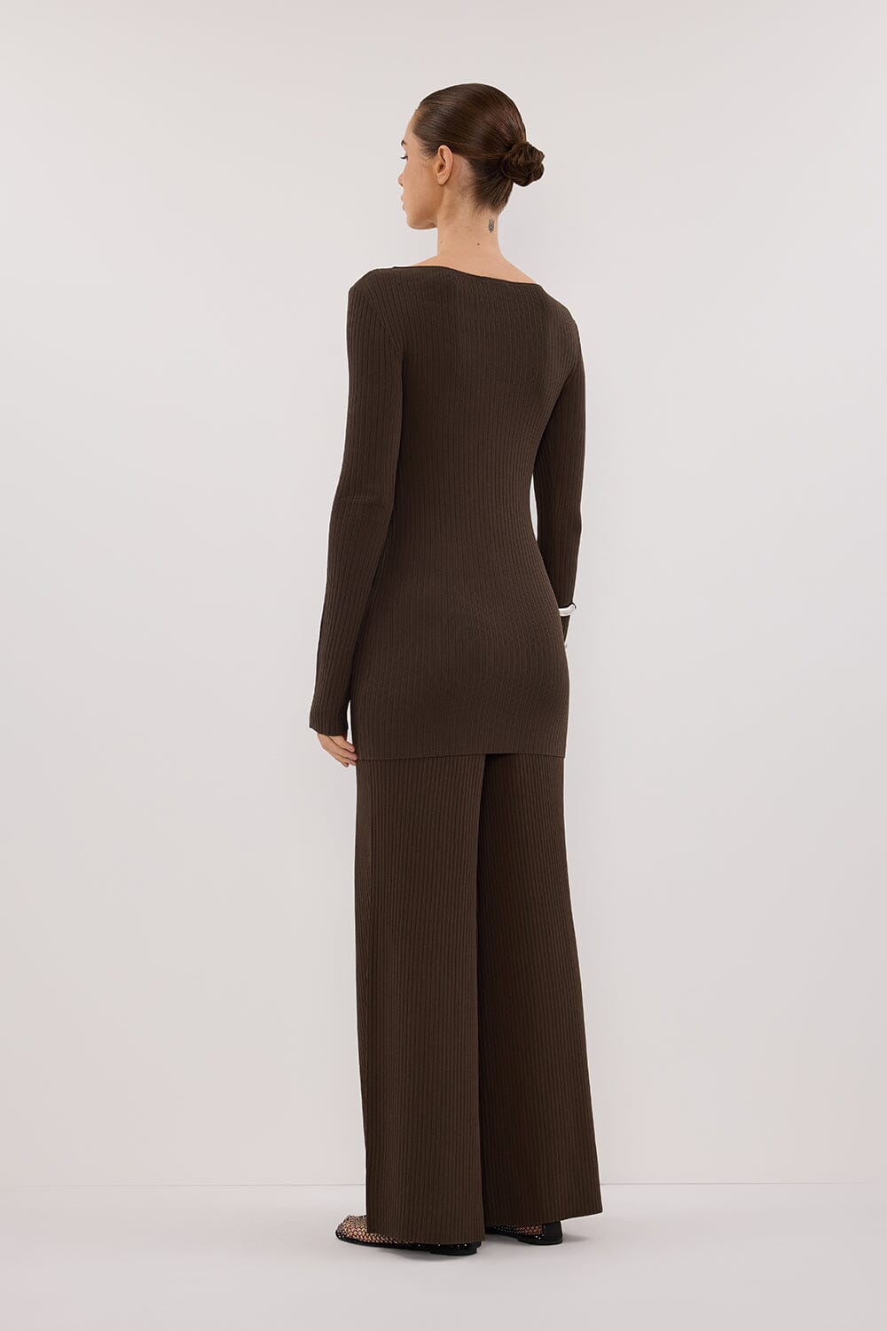 JOY DARK OLIVE KNIT PANT Clothing DISSH Boutiques 
