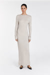 HENDRICK CHALK KNIT MAXI DRESS