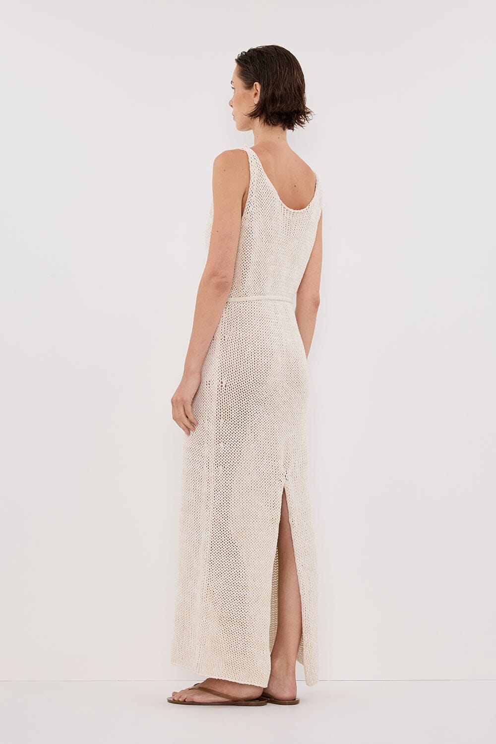 HEIDI CREAM MARLE KNIT MAXI DRESS Clothing DISSH Boutiques 