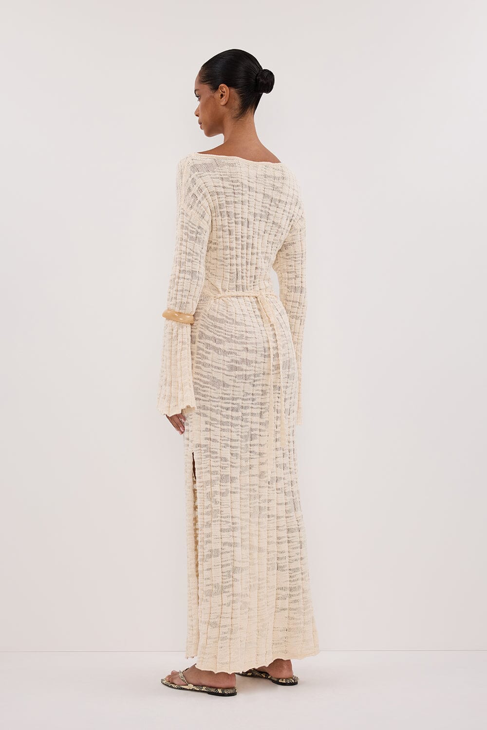 CIA NATURAL LONG SLEEVE MAXI DRESS Clothing DISSH Boutiques 