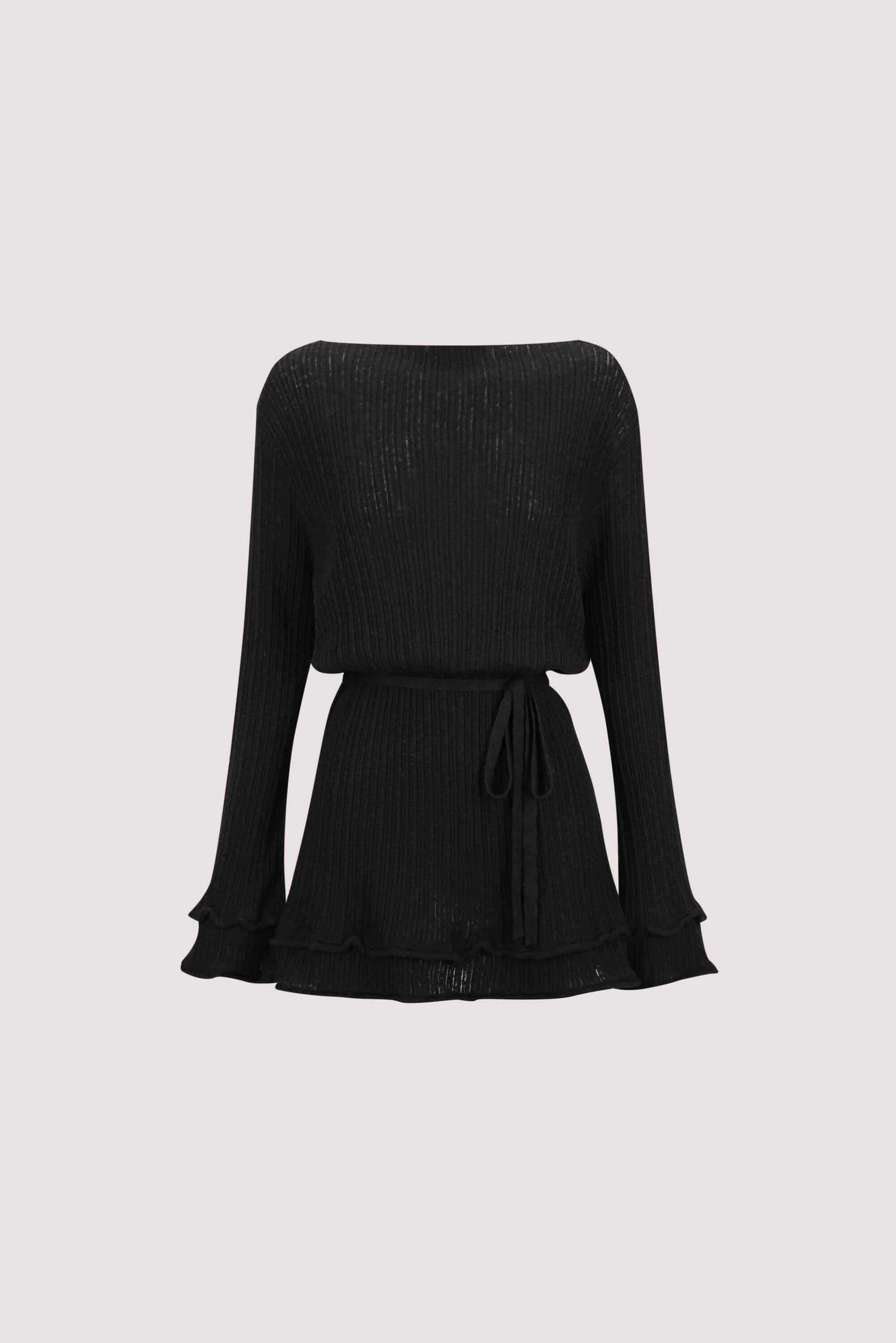 MAX BLACK KNIT MINI DRESS Clothing DISSH Boutiques 