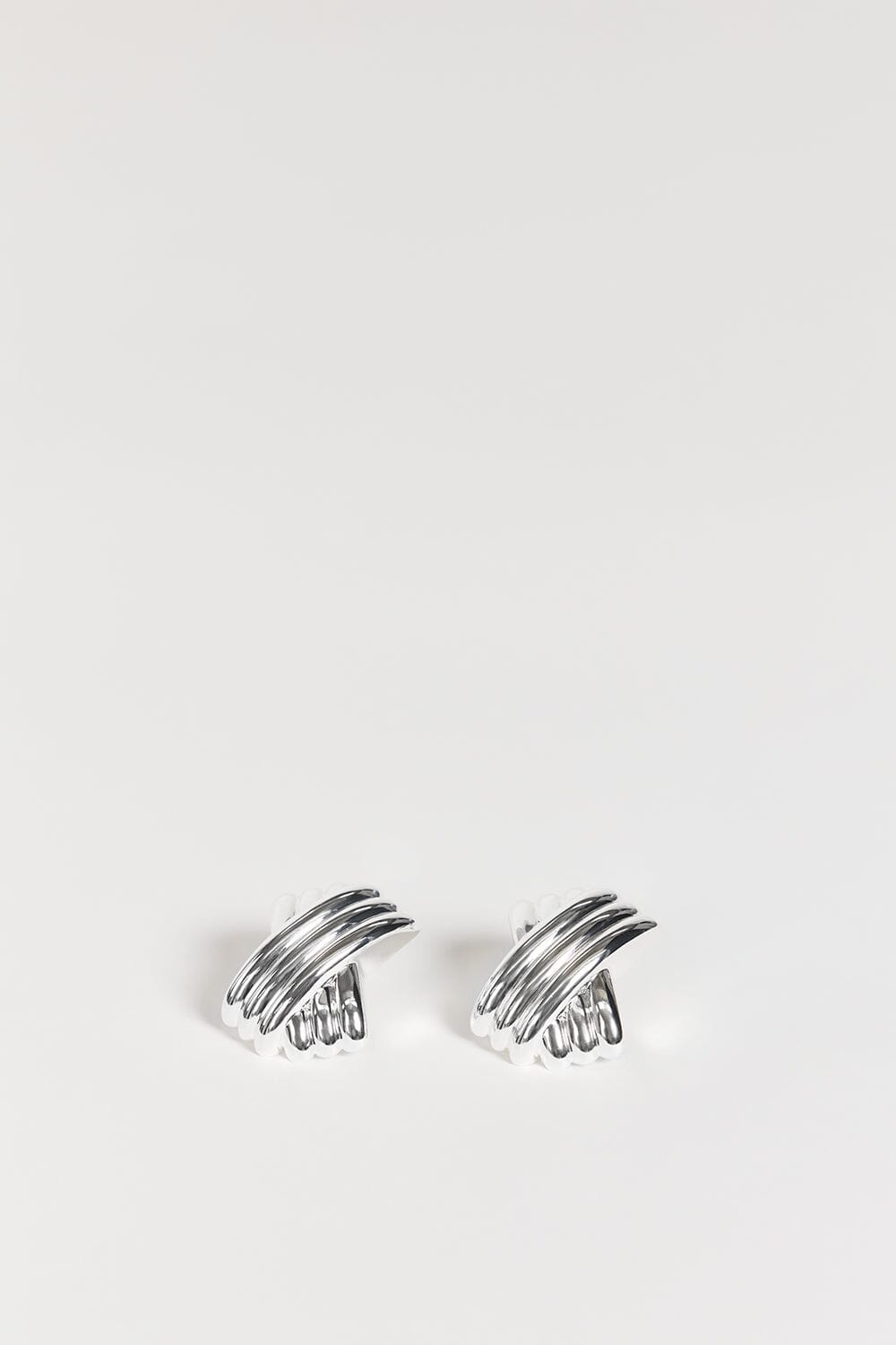 MEGA TRIPLE X SILVER EARRING Accessories DISSH Boutiques 