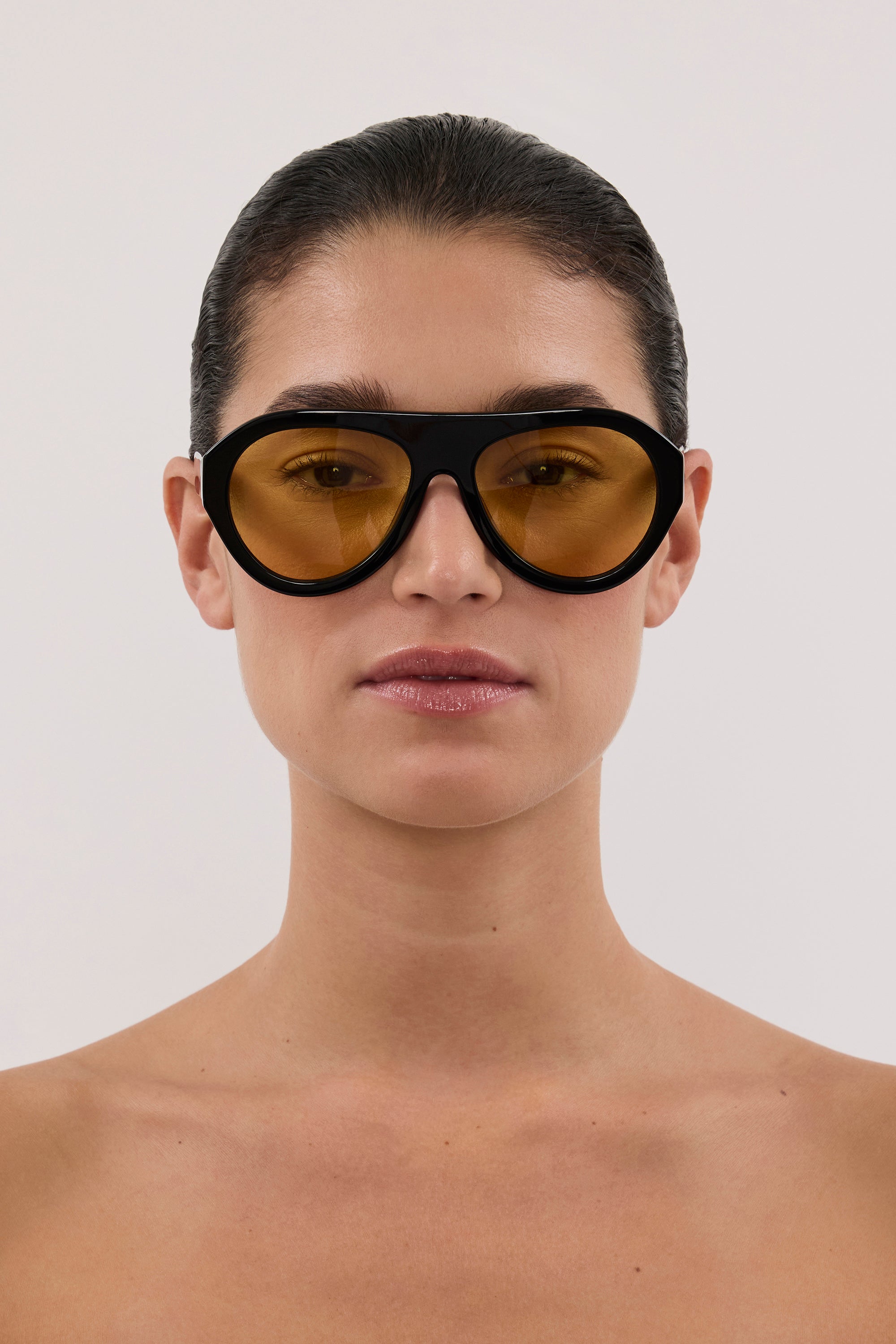 EDERA AVENA BLACK YELLOW SUNGLASSES