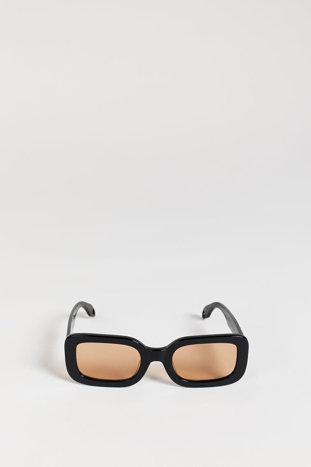 ELISA JOHNSON LEXI GLOSS BLACK LIGHT BROWN LENSE SUNGLASSES Accessories ELISA JOHNSON 