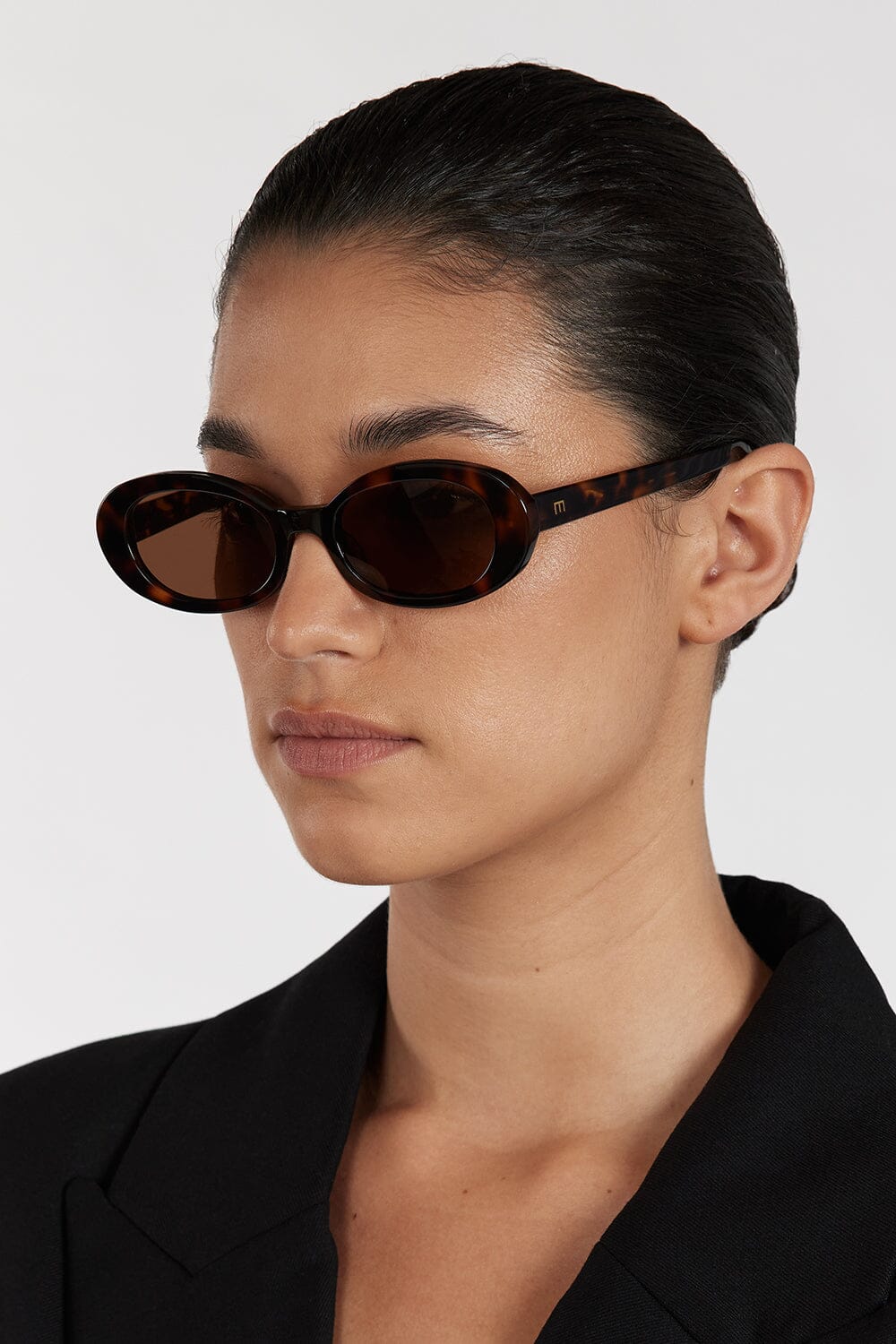 ELISA JOHNSON LYRIC LEIGH IN BROWN TORTOISE SUNGLASSES Accessories ELISA JOHNSON 