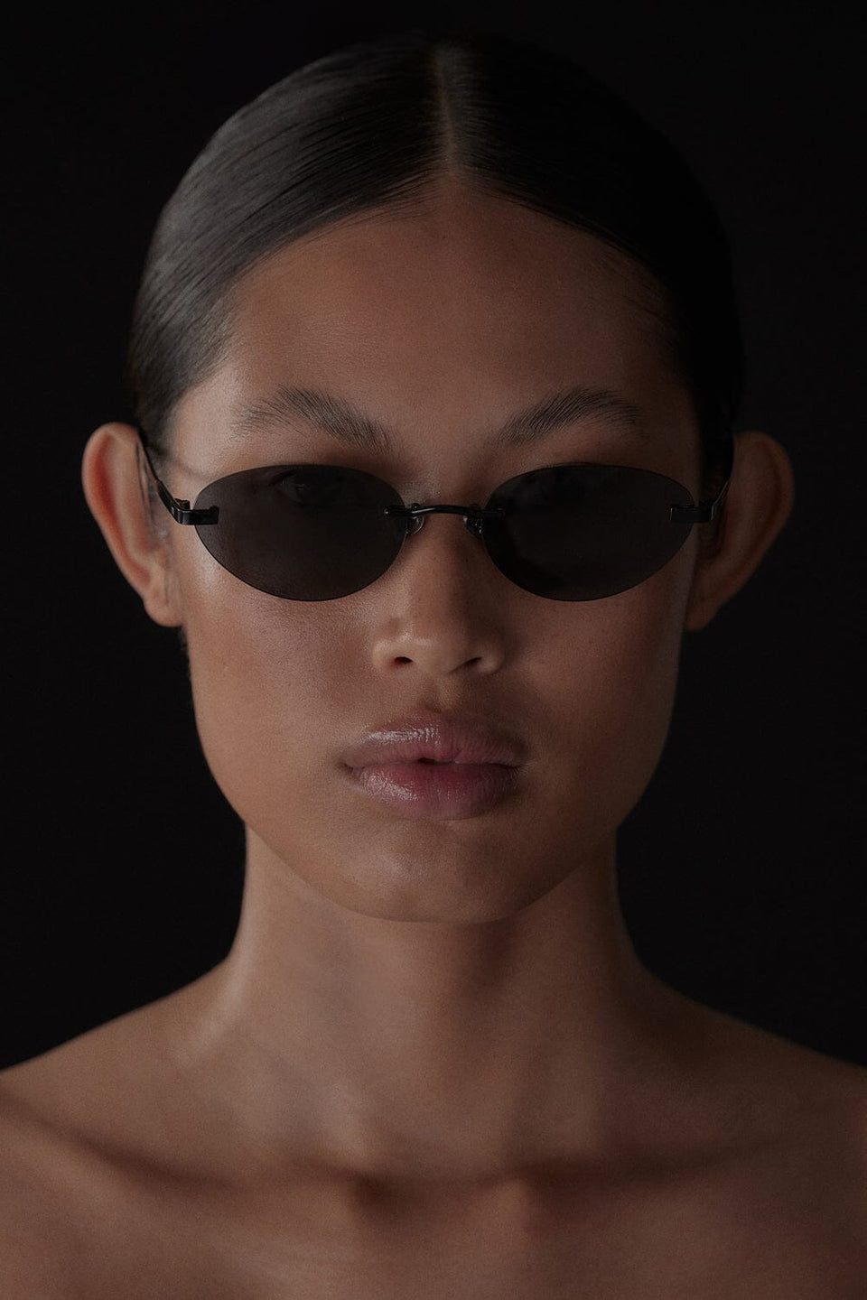 ELISA JOHNSON TRINITY GLOSS BLACK SUNGLASSES Accessories ELISA JOHNSON O/S BLACK 
