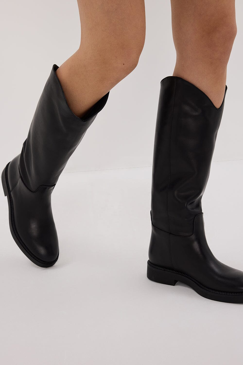 DOF STUDIOS GIADA BLACK BOOT Shoes DOF STUDIOS 