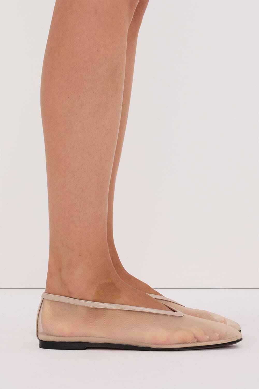 DOF STUDIOS MAISON MESH NUDE BALLET FLAT Shoes DISSH Boutiques 