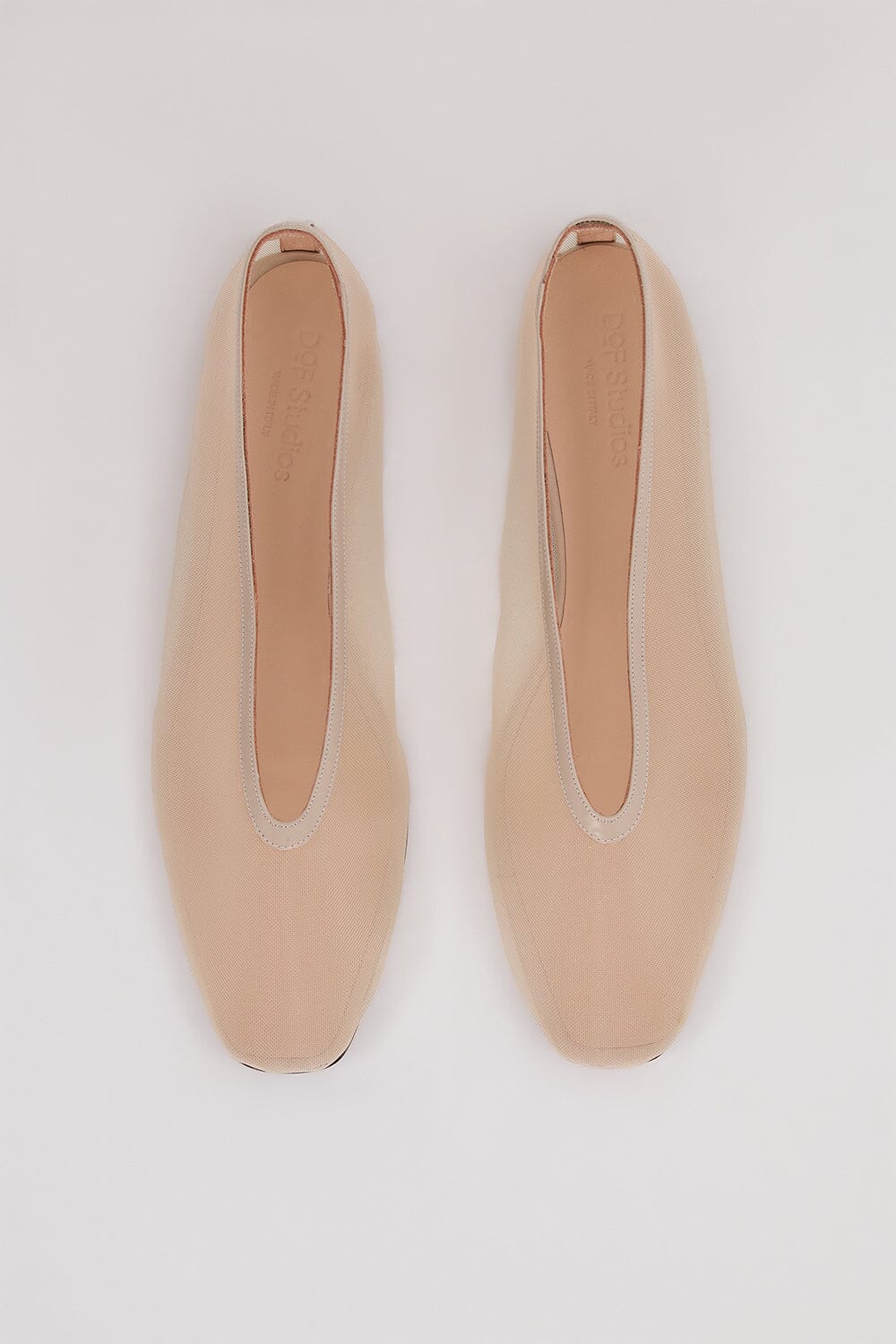 DOF STUDIOS MAISON MESH NUDE BALLET FLAT Shoes DISSH Boutiques 