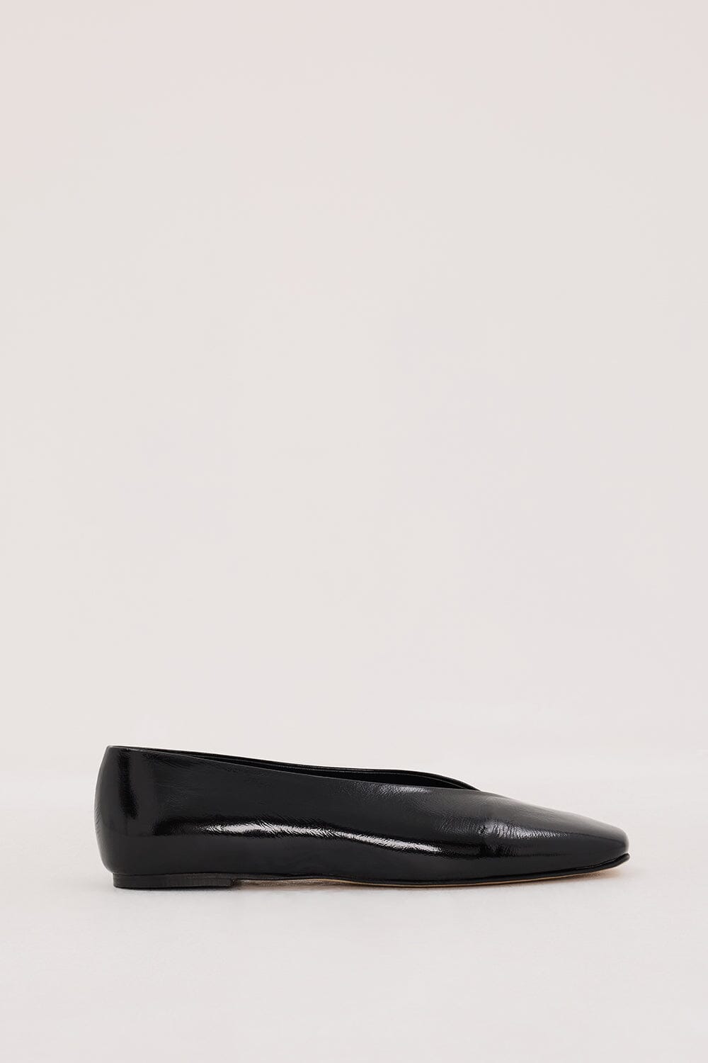 DOF STUDIOS CAMILLE BLACK GLOSSY BALLET FLAT Shoes DISSH Boutiques 35 BLACK 