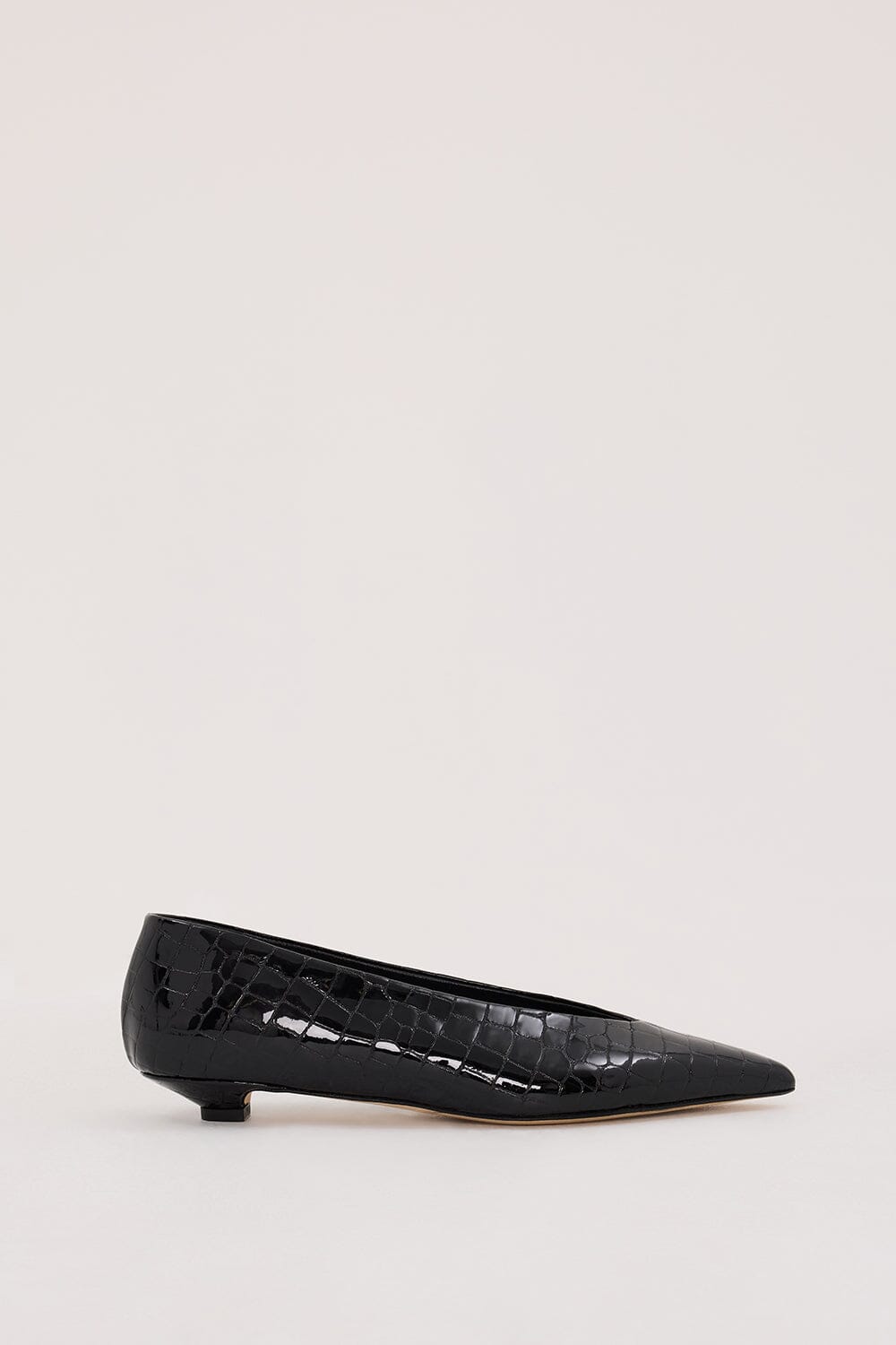 DOF STUDIOS CLAUDIA BLACK CROC HEEL Shoes DISSH Boutiques 35 BLACK 